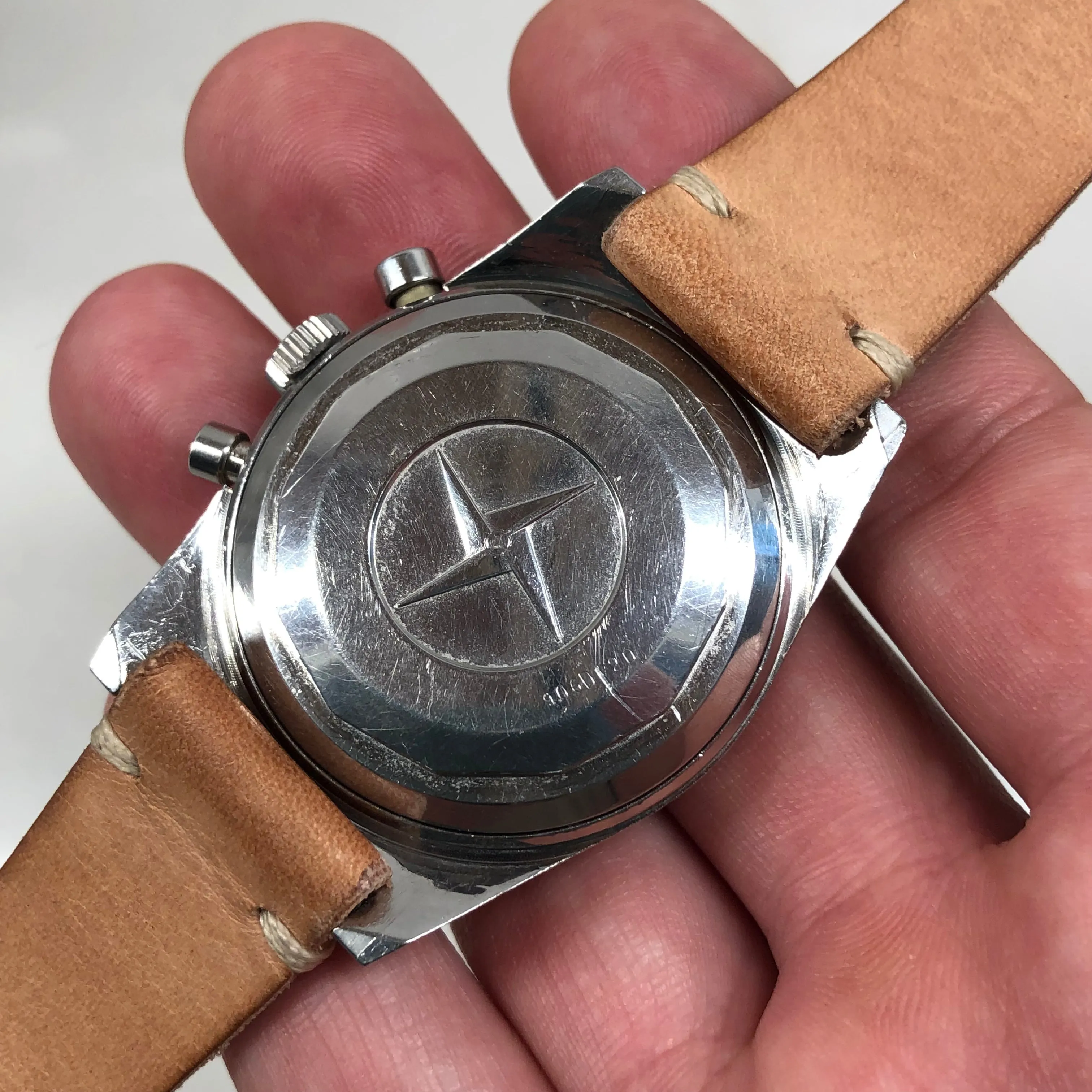 1971 Zenith El Primero A3818 Cover Girl Steel Chronograph Vintage Wristwatch
