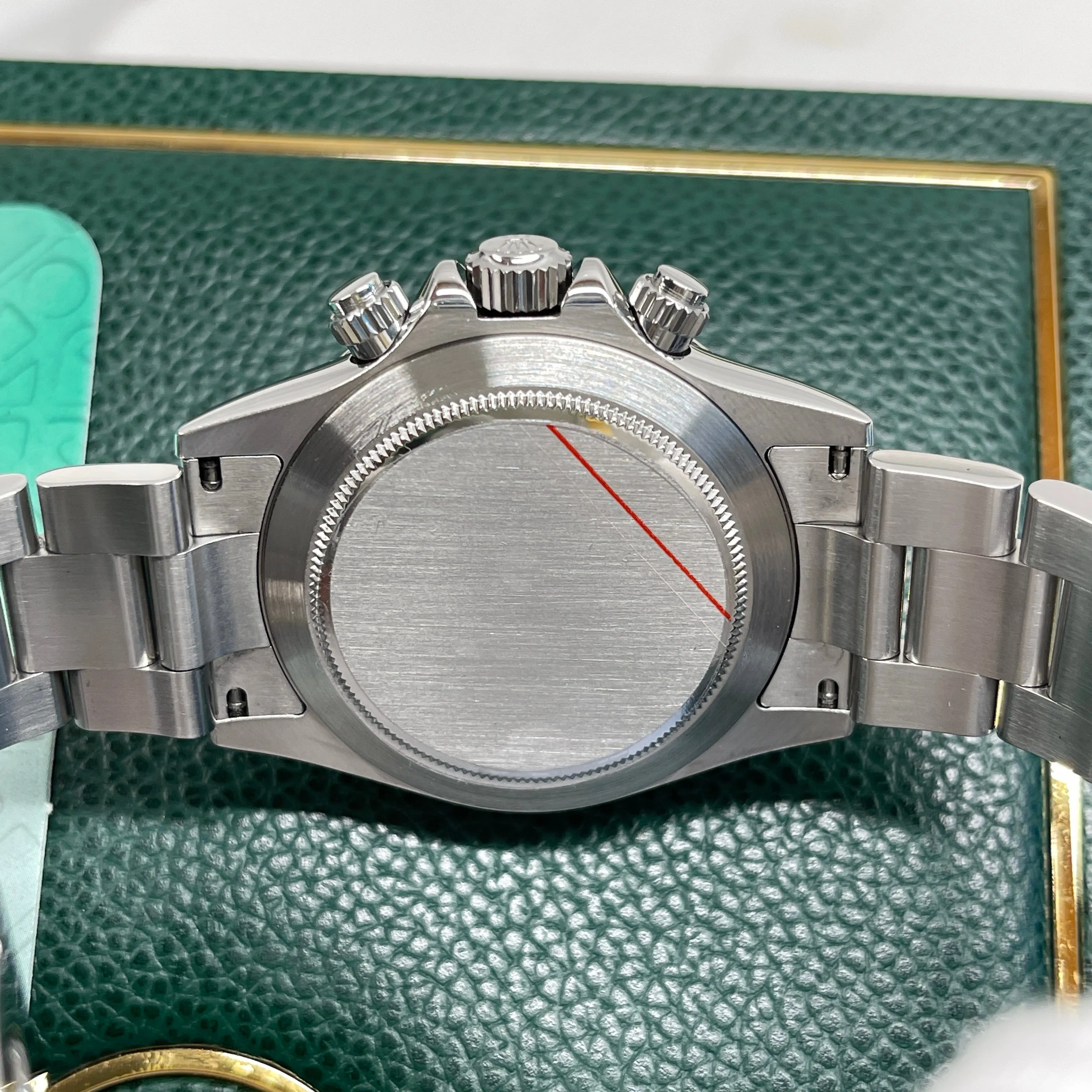2003 Rolex Daytona Cosmograph 116520 White Steel Oyster Automatic Chronograph