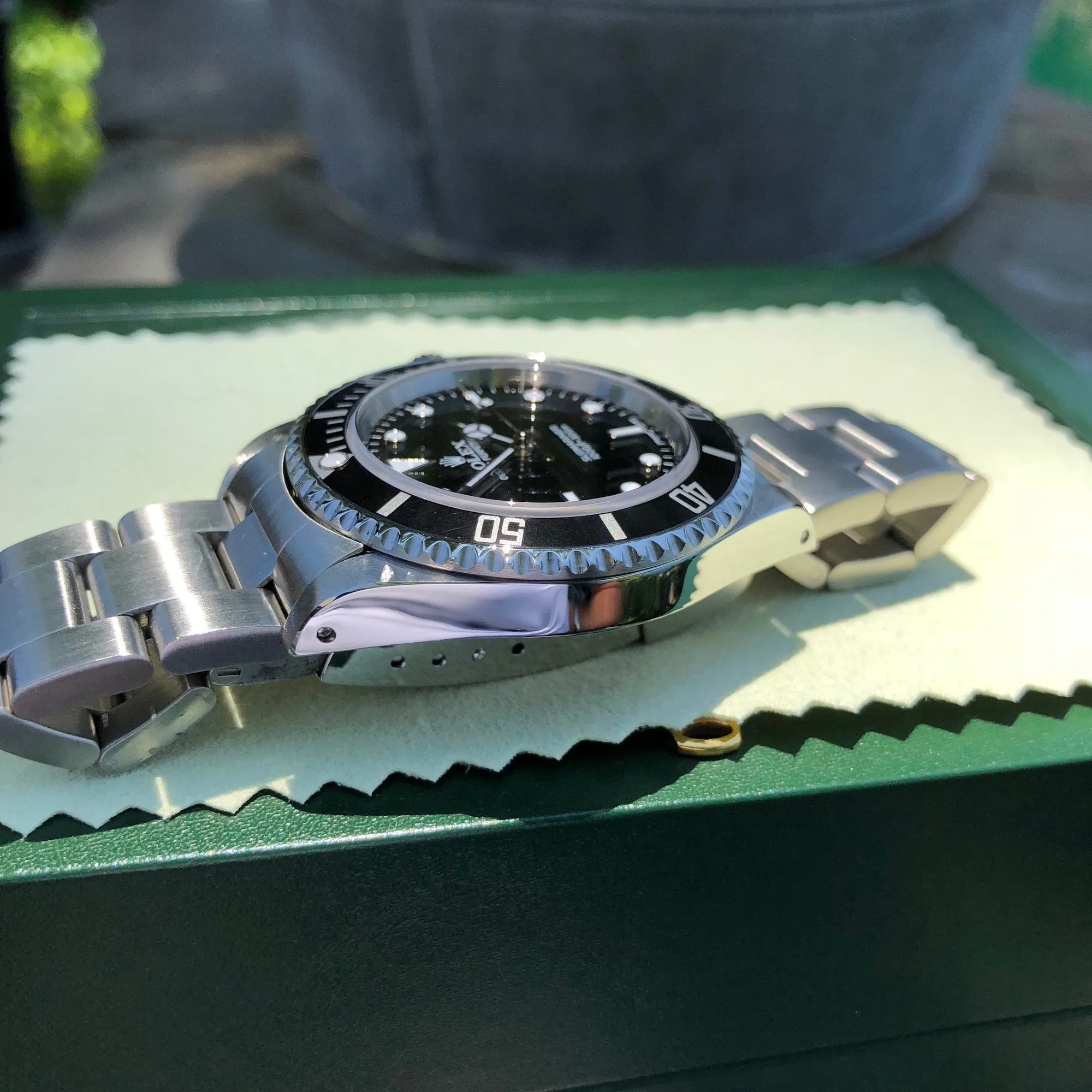 2007 Rolex Submariner 14060 No Date Stainless Steel Wristwatch Box & Papers