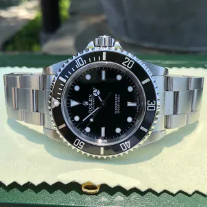 2007 Rolex Submariner 14060 No Date Stainless Steel Wristwatch Box & Papers