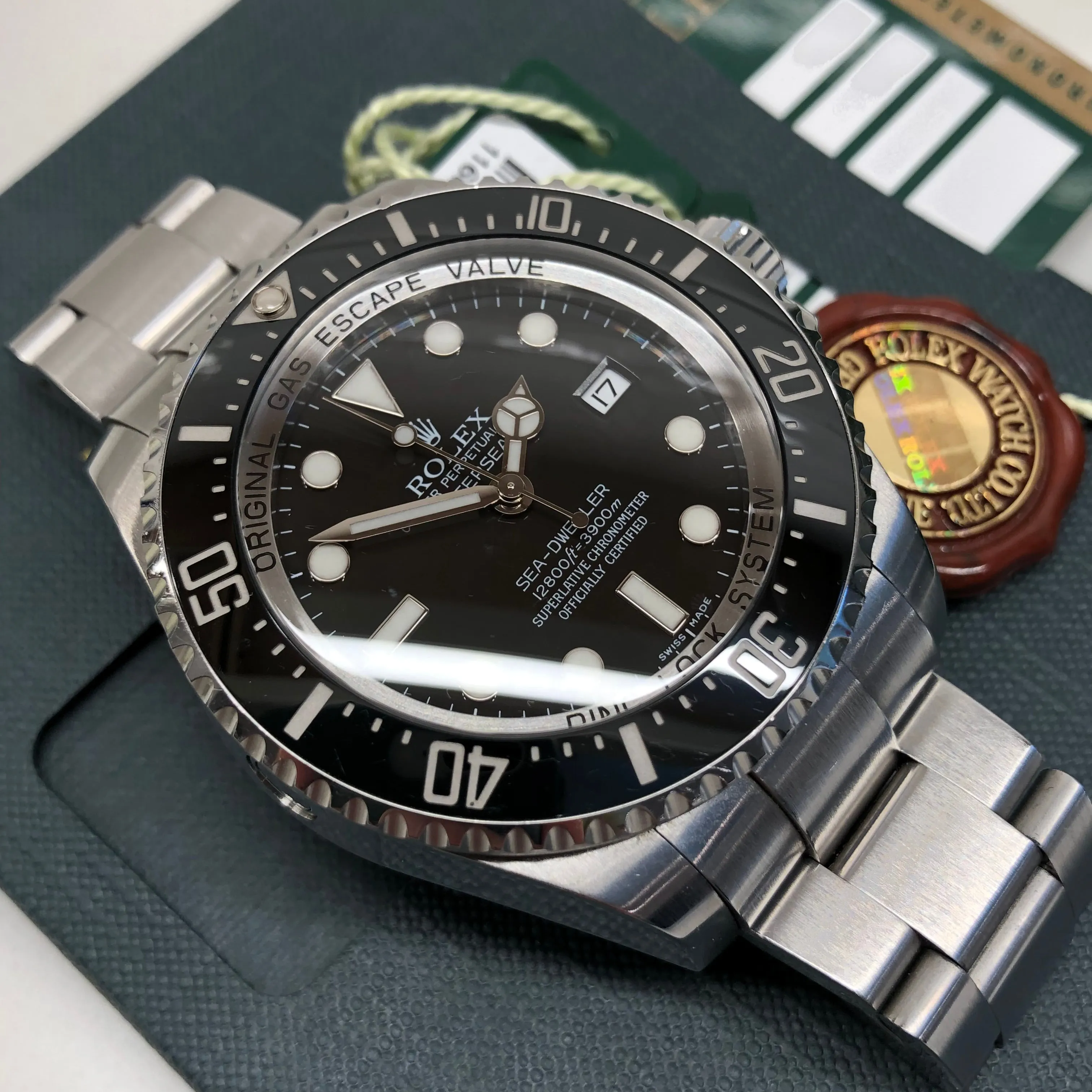 2009 Rolex SEA DWELLER DEEPSEA 116660 Ceramic Mens 44mm Automatic Wristwatch with Box and Papers