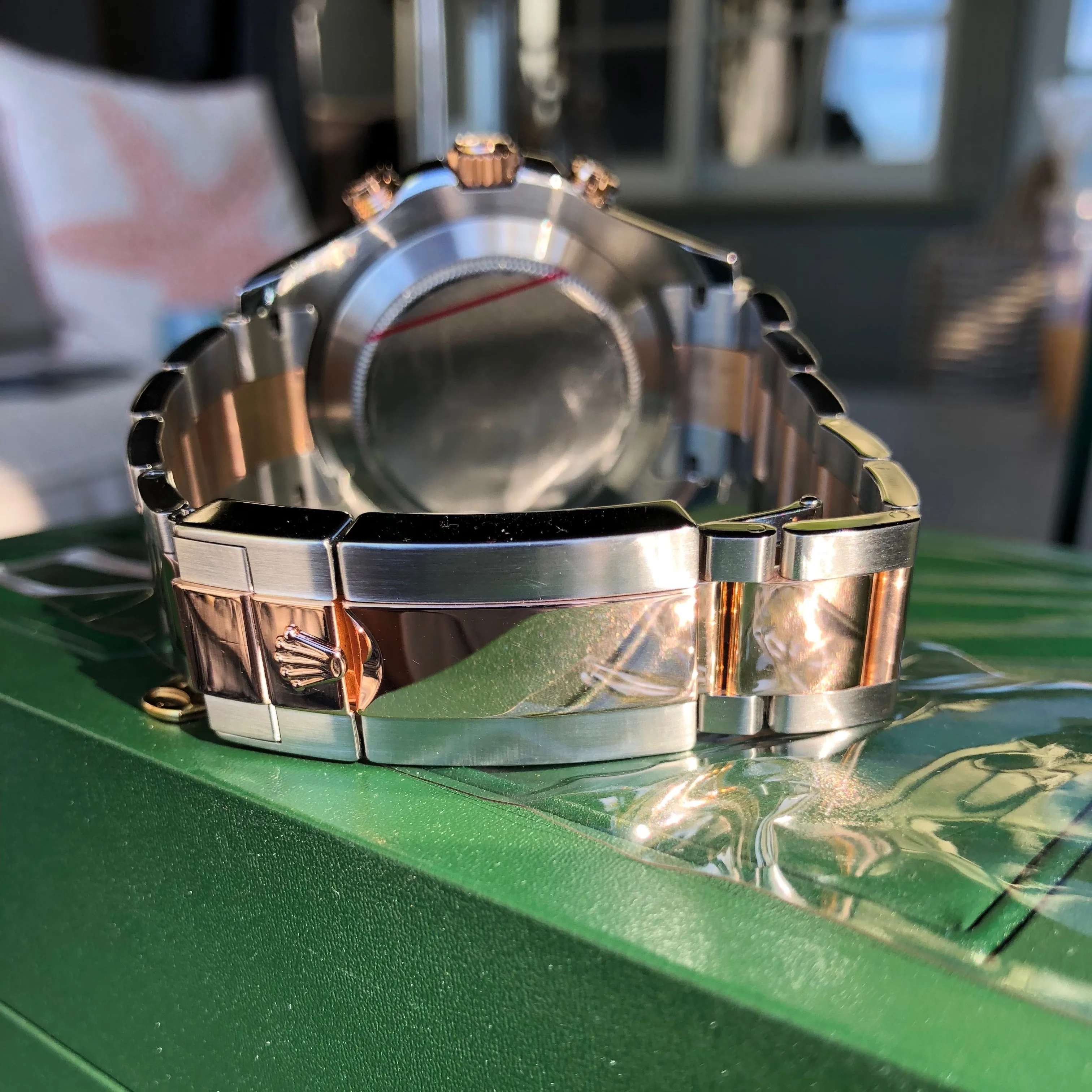 2009 Rolex Yachtmaster II 116681 Oyster Perpetual Two Tone Steel Rose Gold Ceramic 44mm Wristwatch