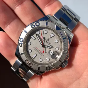 2012 Rolex Yacht-Master 116622 Platinum 40mm Steel Oyster Automatic Wristwatch