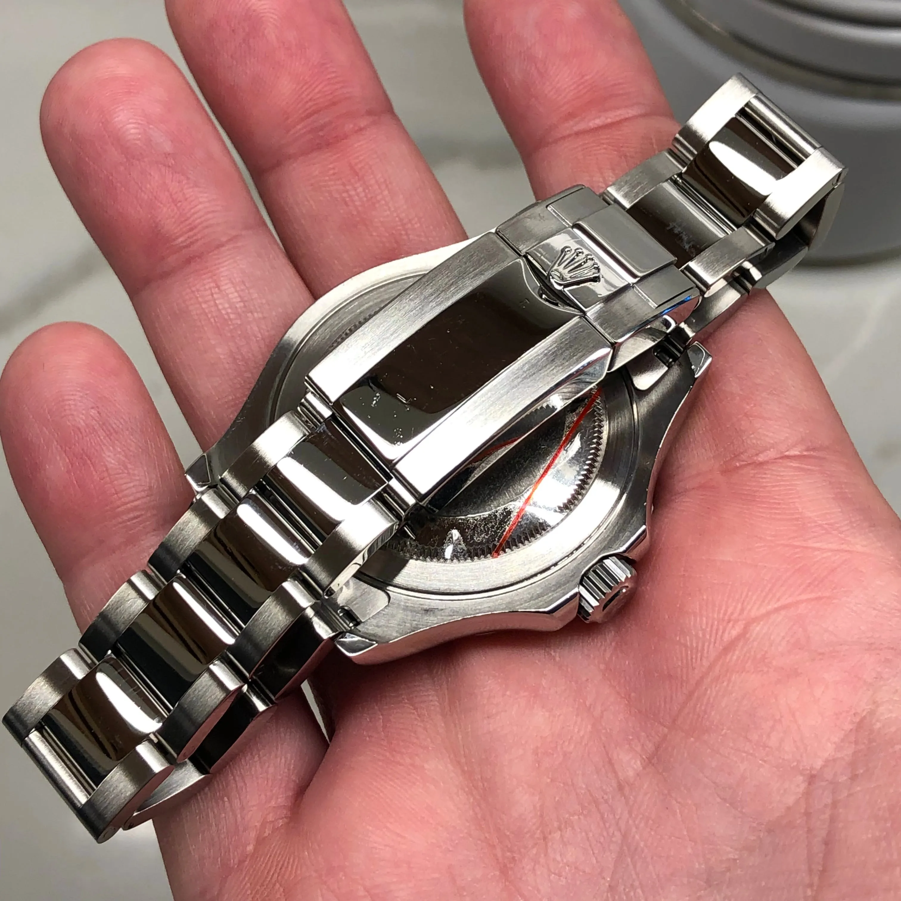 2012 Rolex Yacht-Master 116622 Platinum 40mm Steel Oyster Automatic Wristwatch