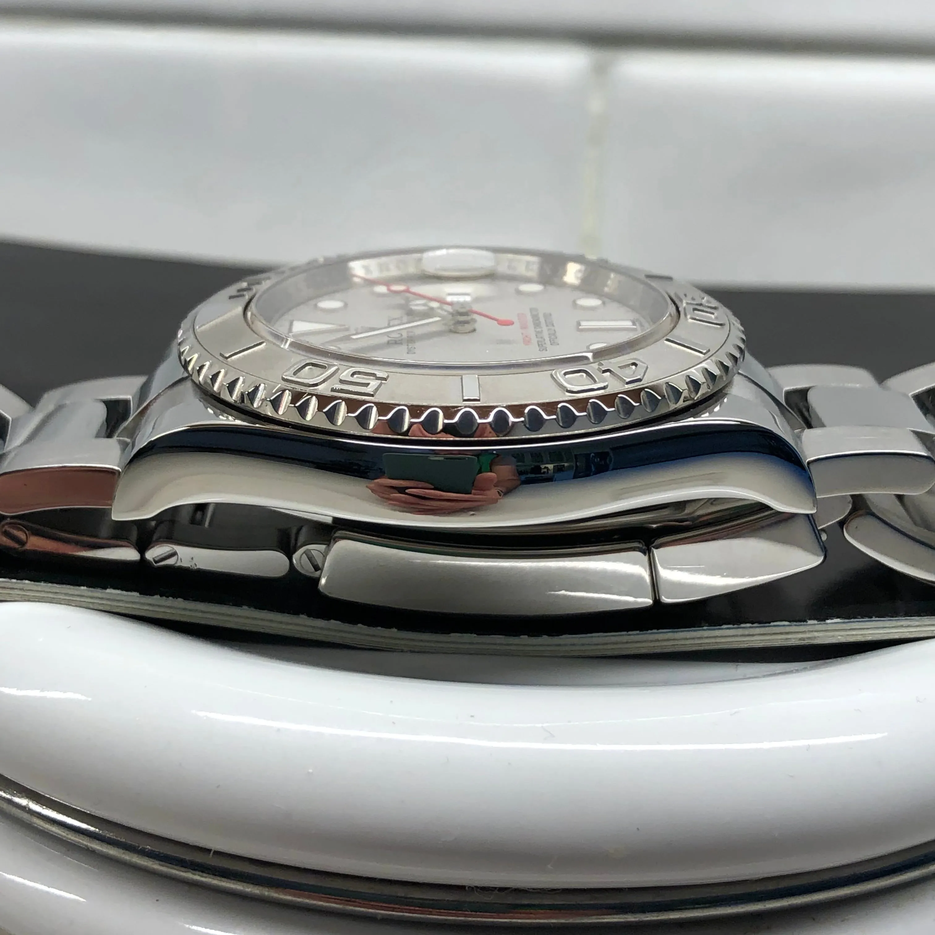 2012 Rolex Yacht-Master 116622 Platinum 40mm Steel Oyster Automatic Wristwatch