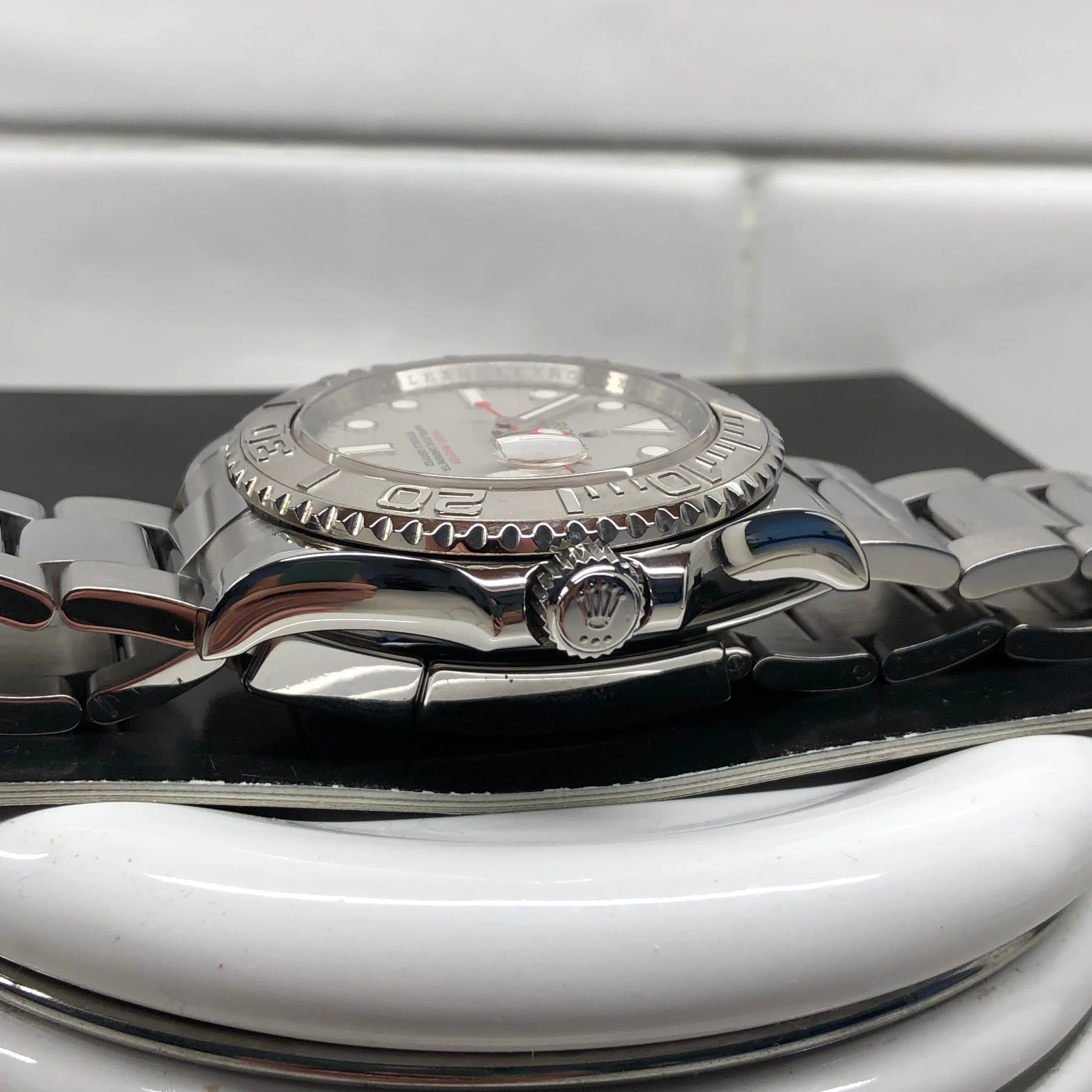 2012 Rolex Yacht-Master 116622 Platinum 40mm Steel Oyster Automatic Wristwatch