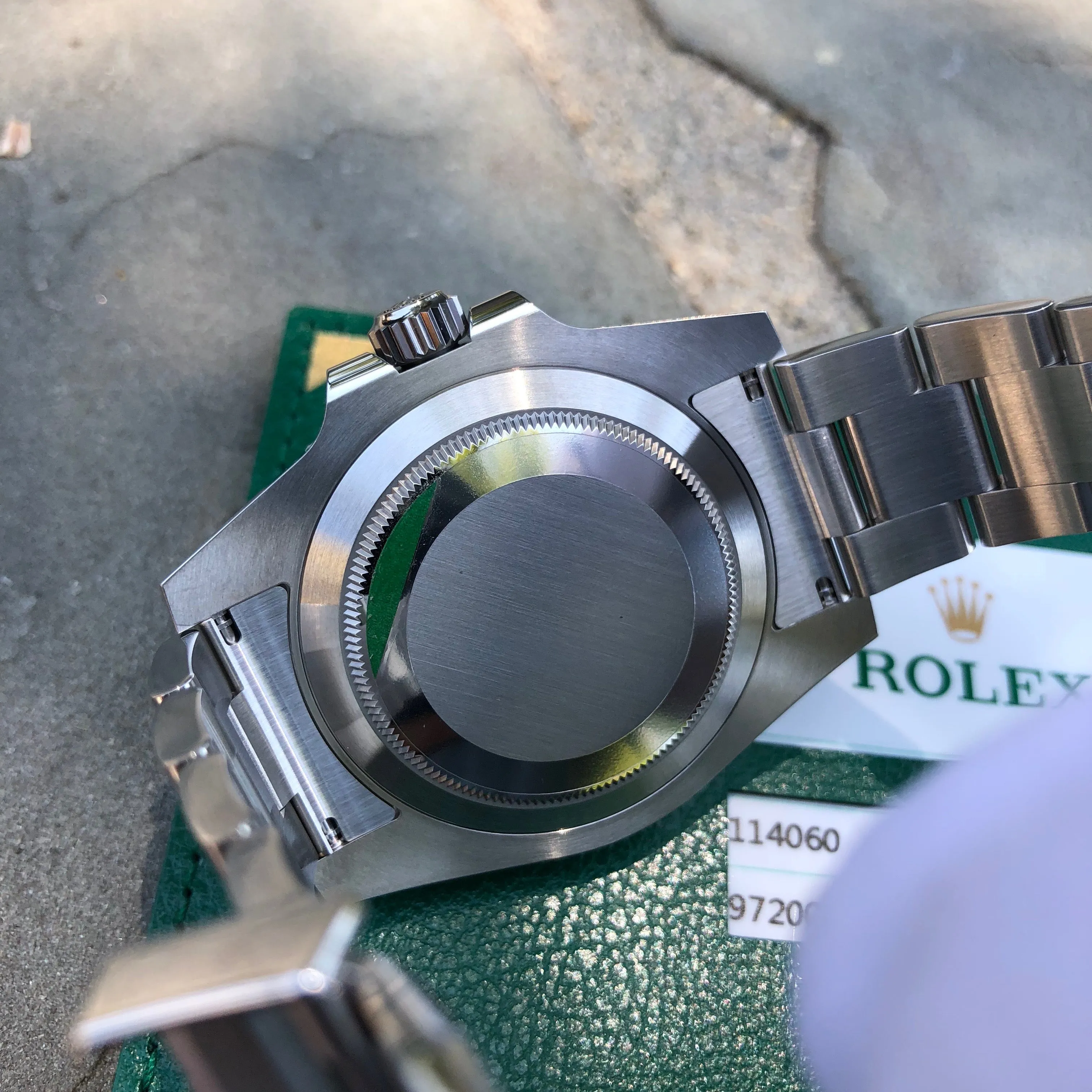 2018 Rolex Submariner 114060 No Date Stainless Steel Ceramic Wristwatch Box Papers