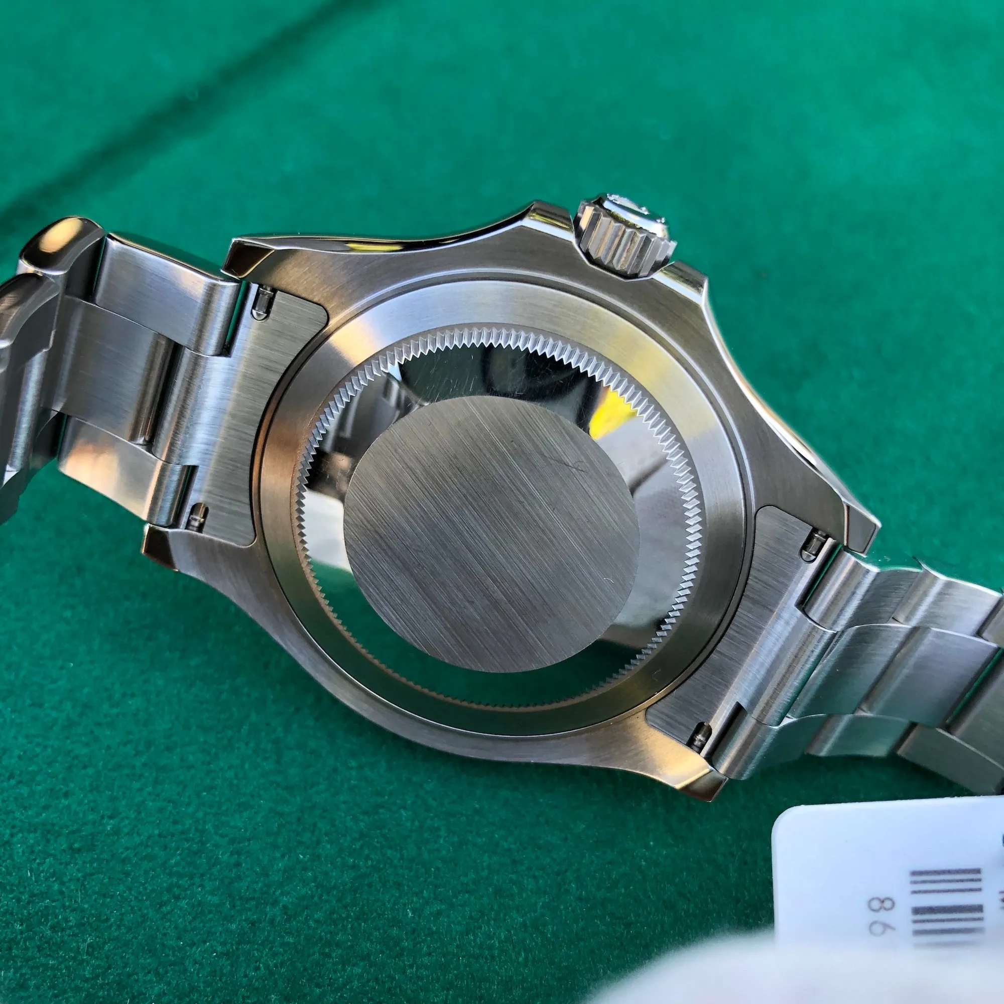 2019 Rolex Yachtmaster 116622 Platinum Rhodium 40mm Steel Oyster Wristwatch Box Papers