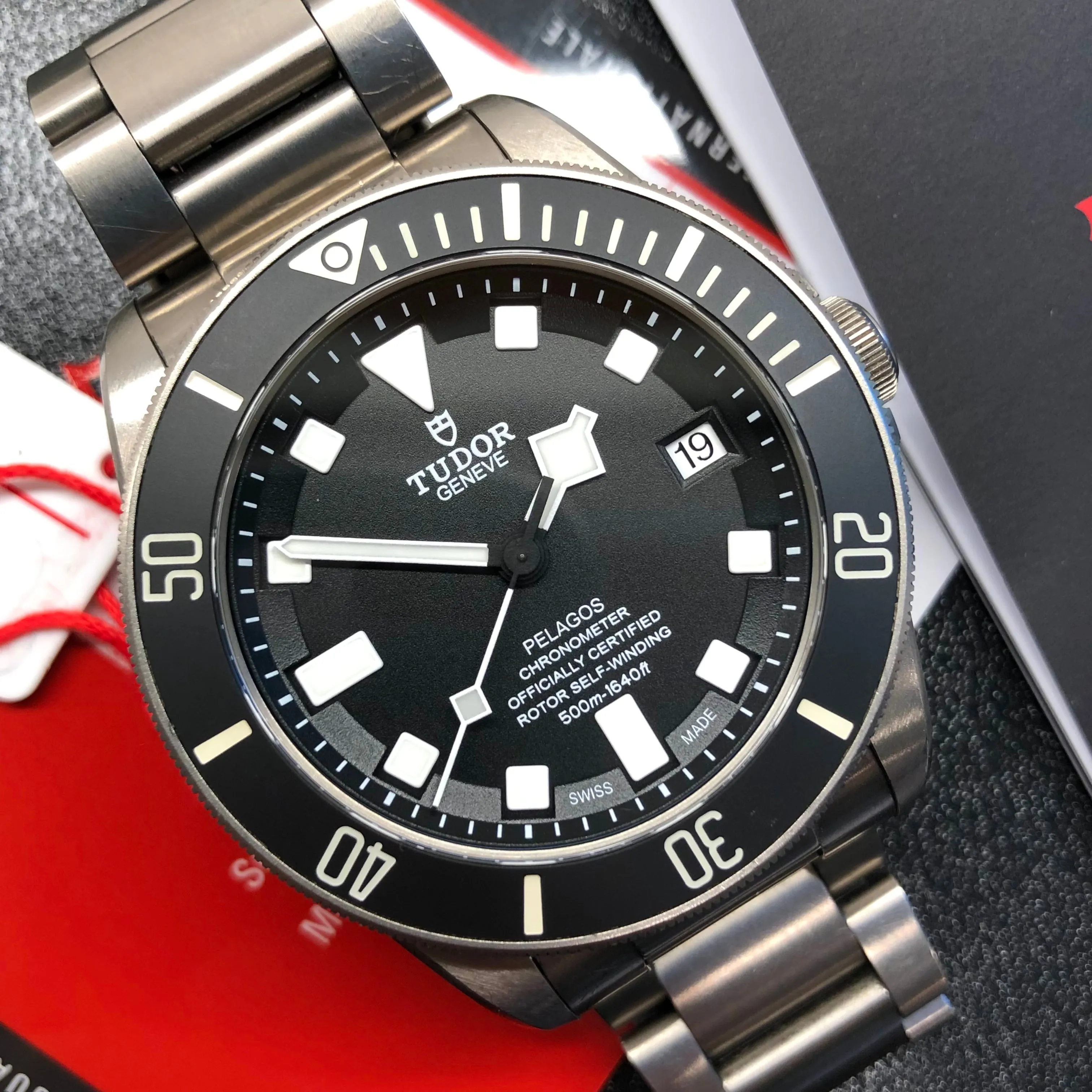 2020 Tudor Pelagos 25600TN Titanium Automatic 42mm Black Wristwatch with Box and Papers