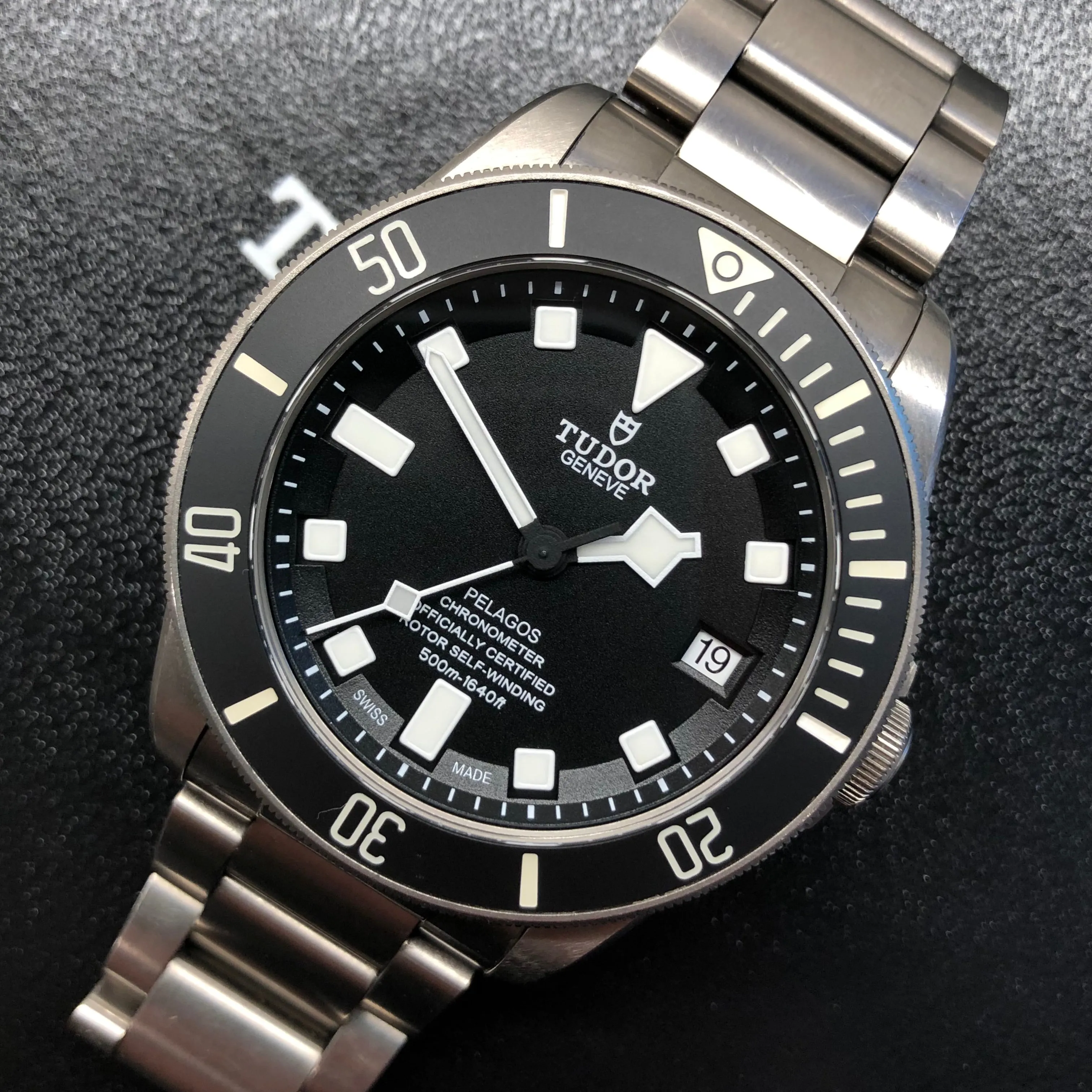 2020 Tudor Pelagos 25600TN Titanium Automatic 42mm Black Wristwatch with Box and Papers