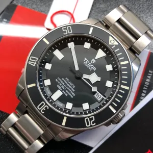 2020 Tudor Pelagos 25600TN Titanium Automatic 42mm Black Wristwatch with Box and Papers