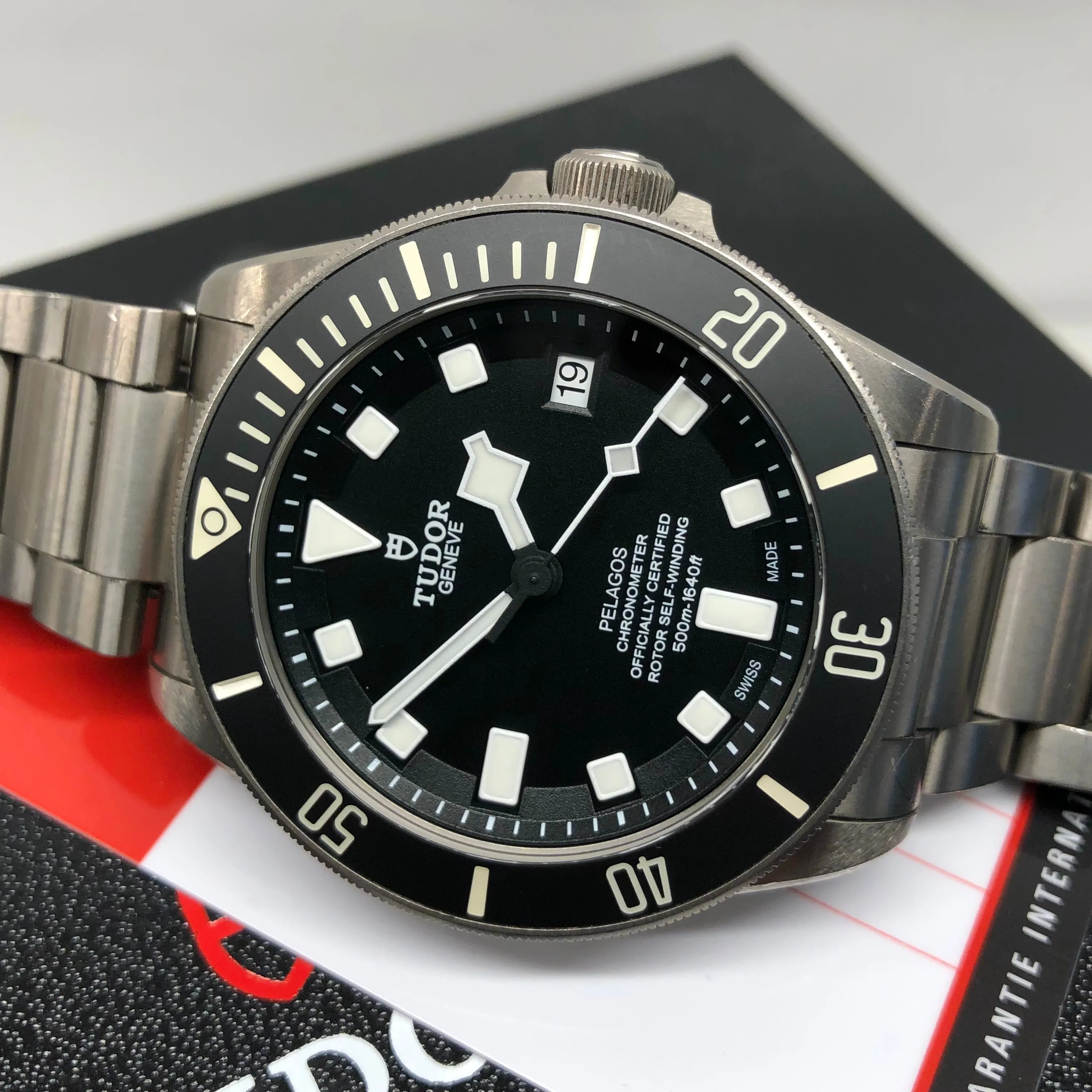 2020 Tudor Pelagos 25600TN Titanium Automatic 42mm Black Wristwatch with Box and Papers