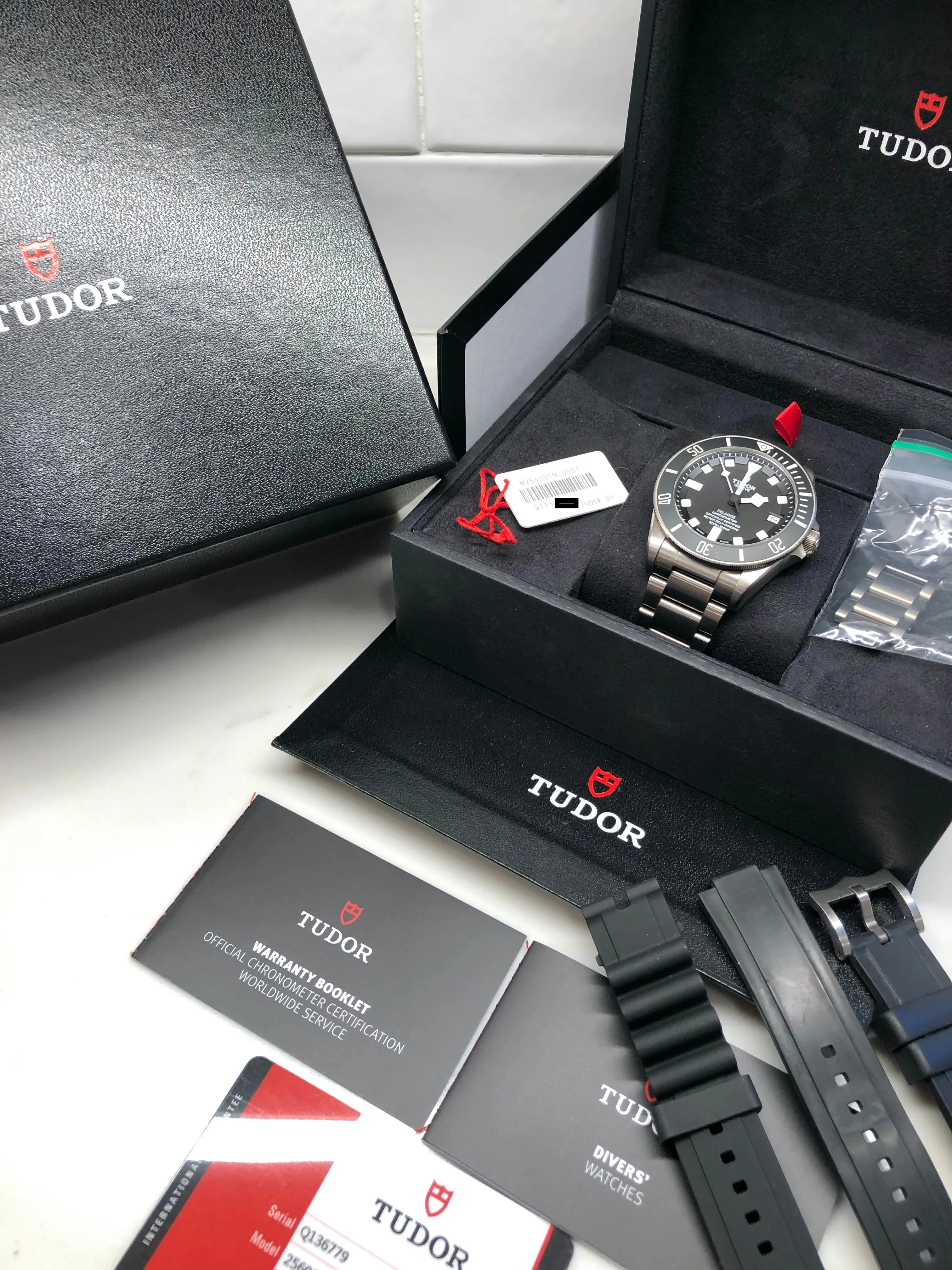 2020 Tudor Pelagos 25600TN Titanium Automatic 42mm Black Wristwatch with Box and Papers