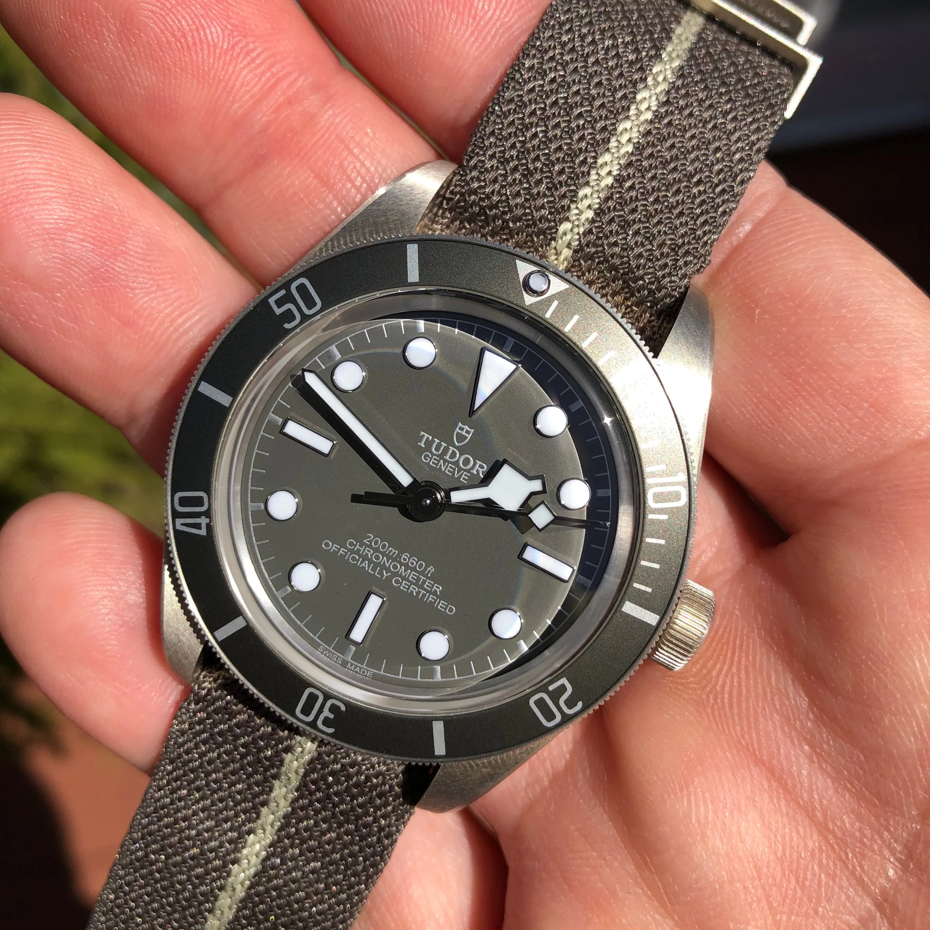 2021 Tudor Black Bay Fifty Eight 925 79010SG Sterling Silver Automatic Wristwatch Box and Papers Wrapped