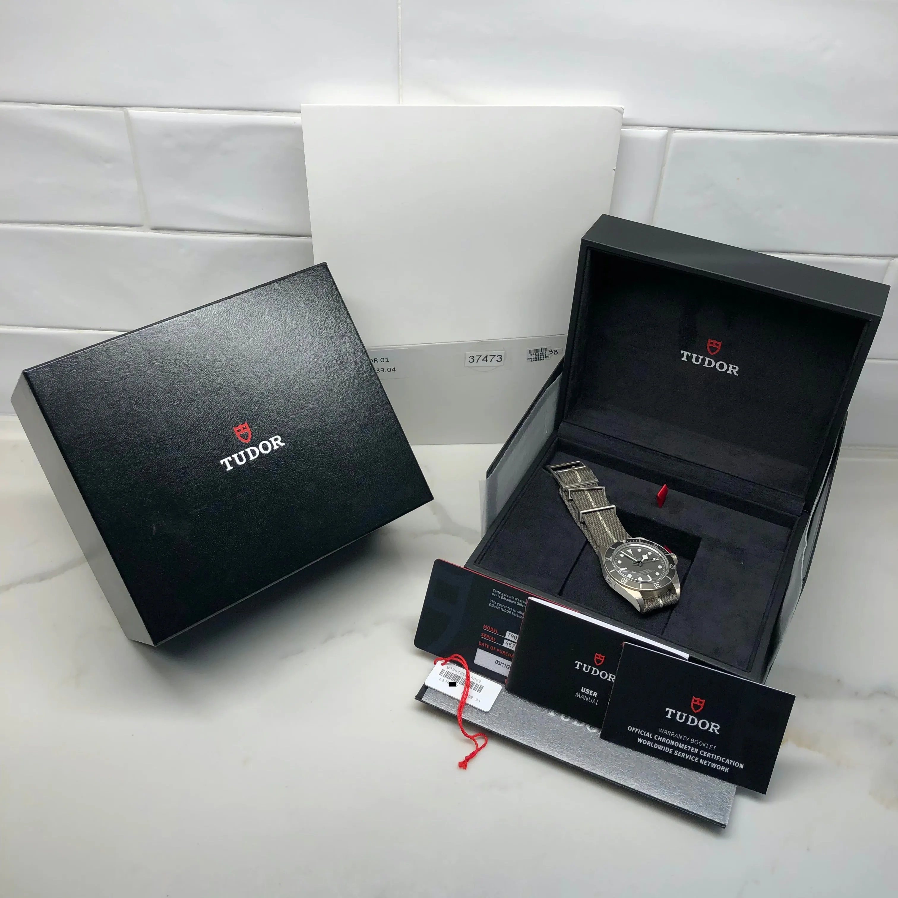 2021 Tudor Black Bay Fifty Eight 925 79010SG Sterling Silver Automatic Wristwatch Box and Papers Wrapped
