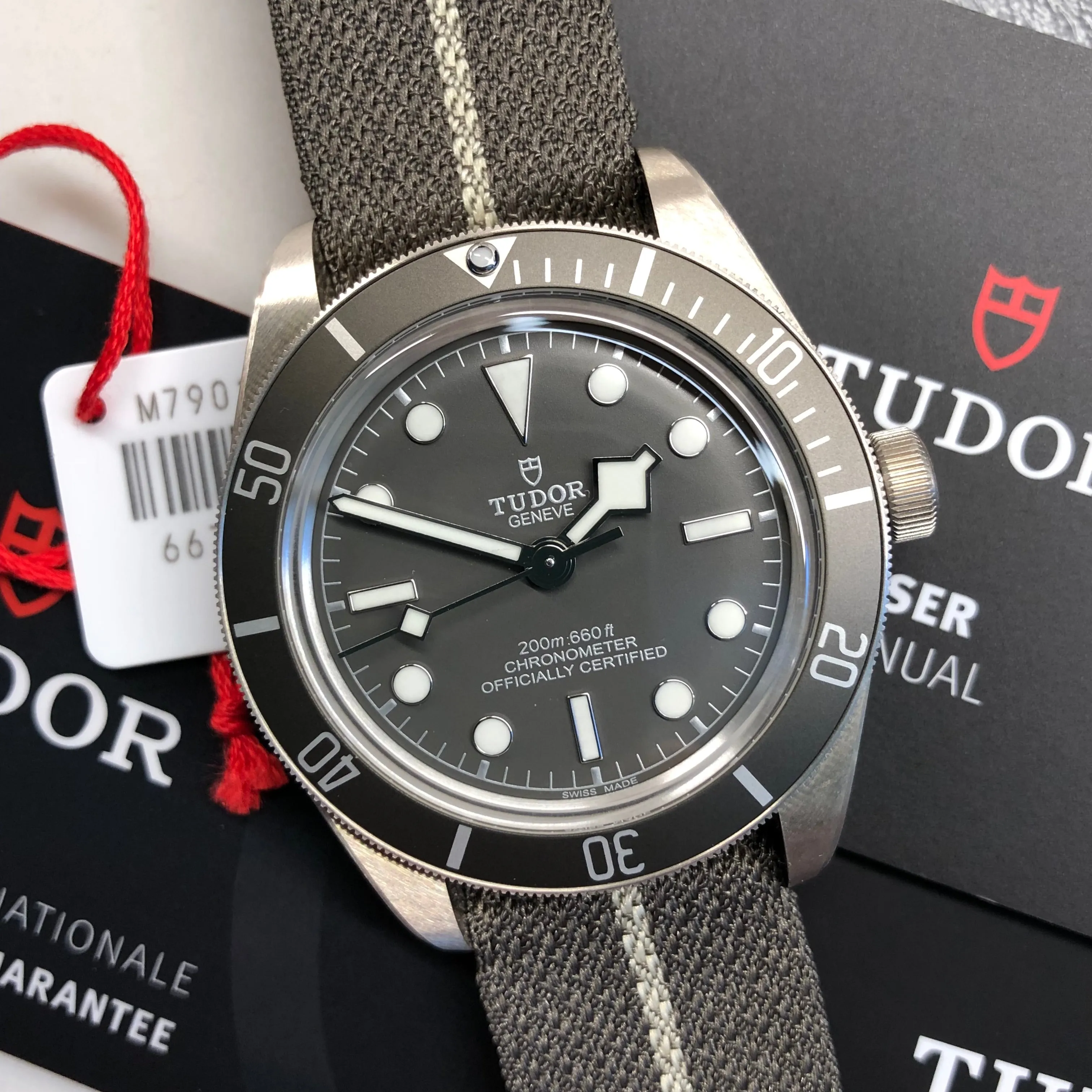 2021 Tudor Black Bay Fifty Eight 925 79010SG Sterling Silver Automatic Wristwatch Box and Papers Wrapped