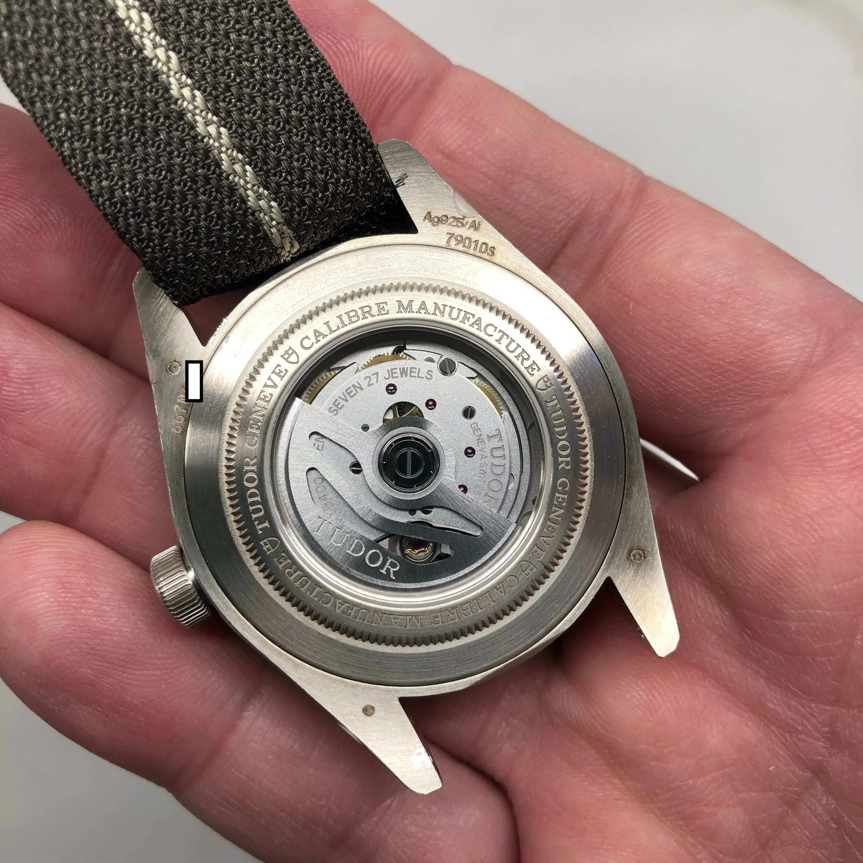 2021 Tudor Black Bay Fifty Eight 925 79010SG Sterling Silver Automatic Wristwatch Box and Papers Wrapped
