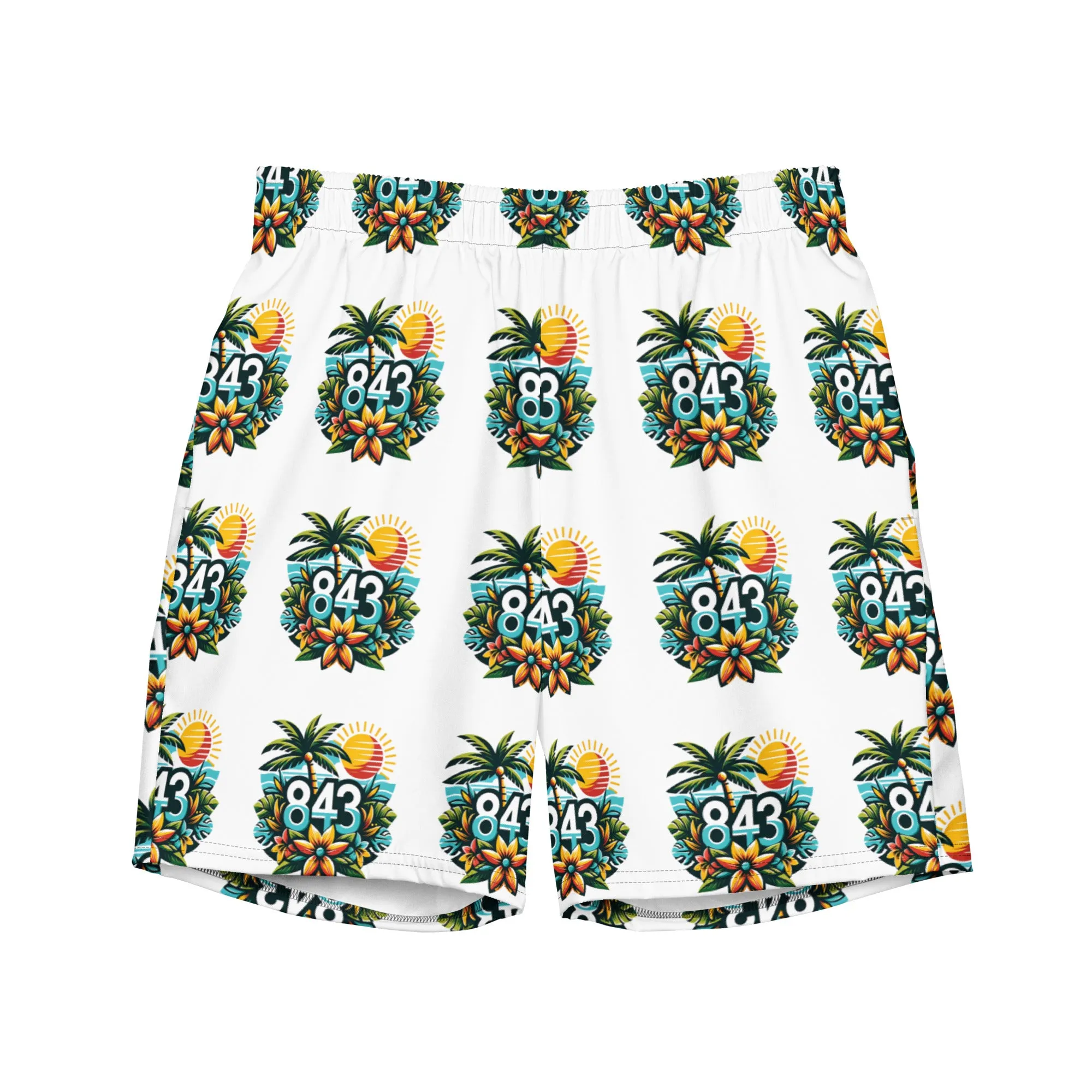 843 Pattern Men's swim trunks