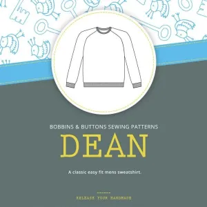 Adult Sweatshirt Pattern - Dean From Bobbins and Buttons