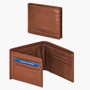 Air Force military wallet in leather in leather with reversal Moon Am232-Cu line