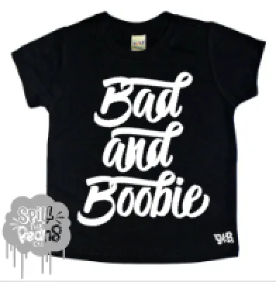 Bad and Boobie Breastfeeding Kids Tee