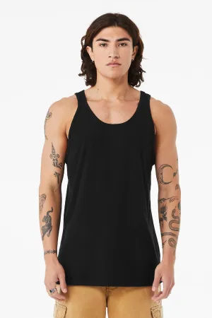 BELLA CANVAS Unisex Heather CVC Tank BC3480CVC Solid Black Blend