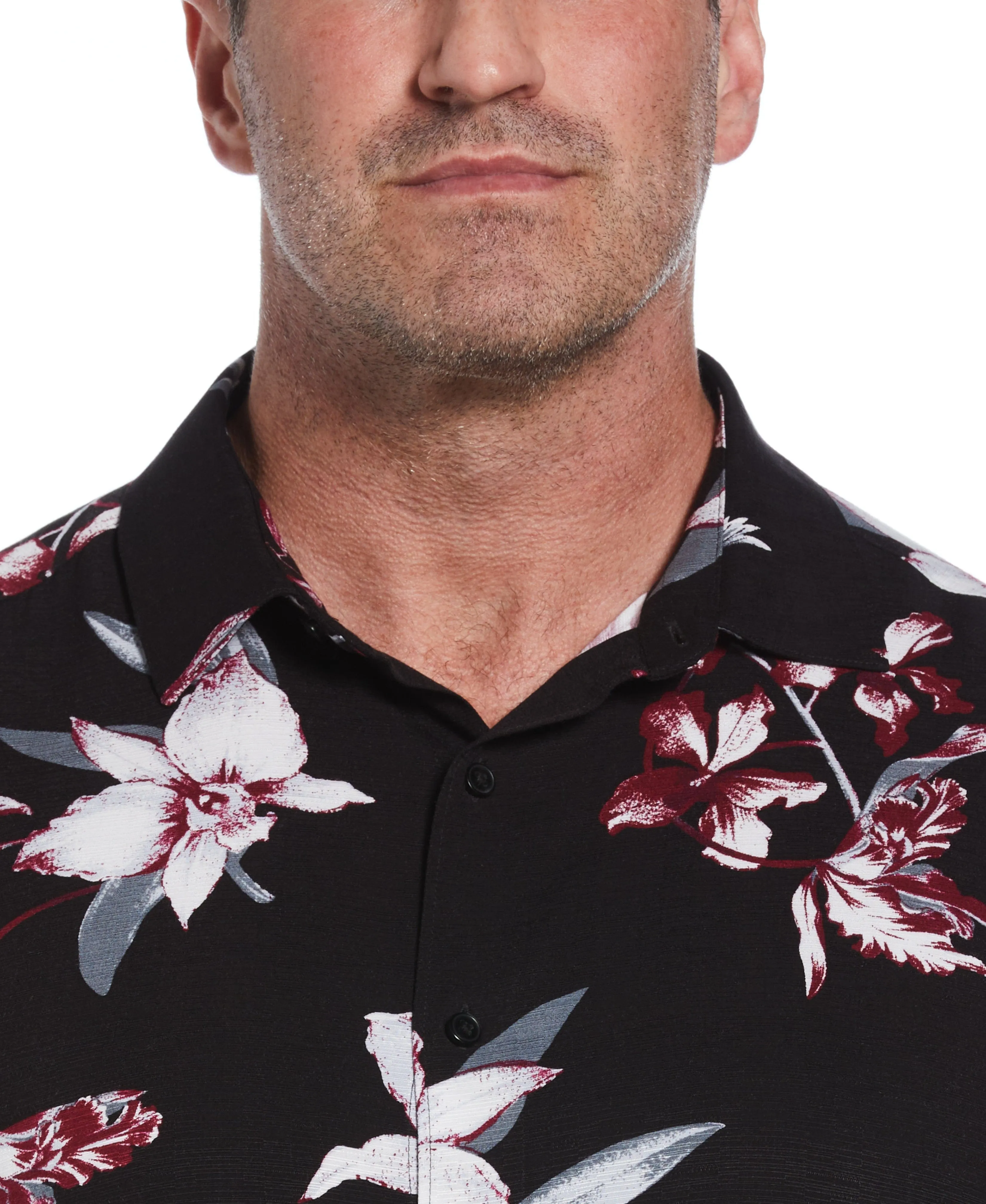 Big & Tall Floral Conversational Print Shirt