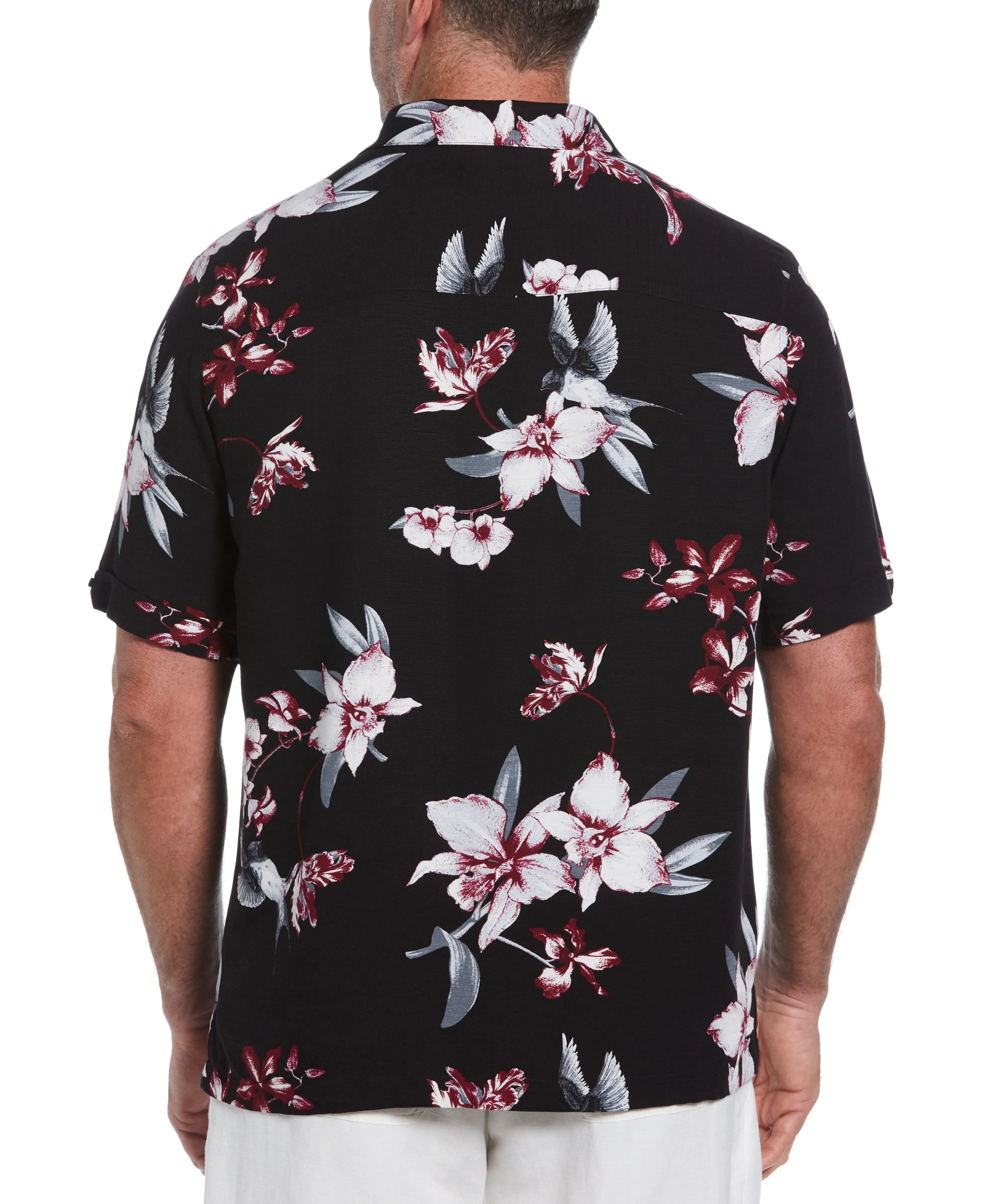 Big & Tall Floral Conversational Print Shirt