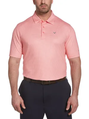 Big & Tall Printed Gingham Swing Tech™ Polo