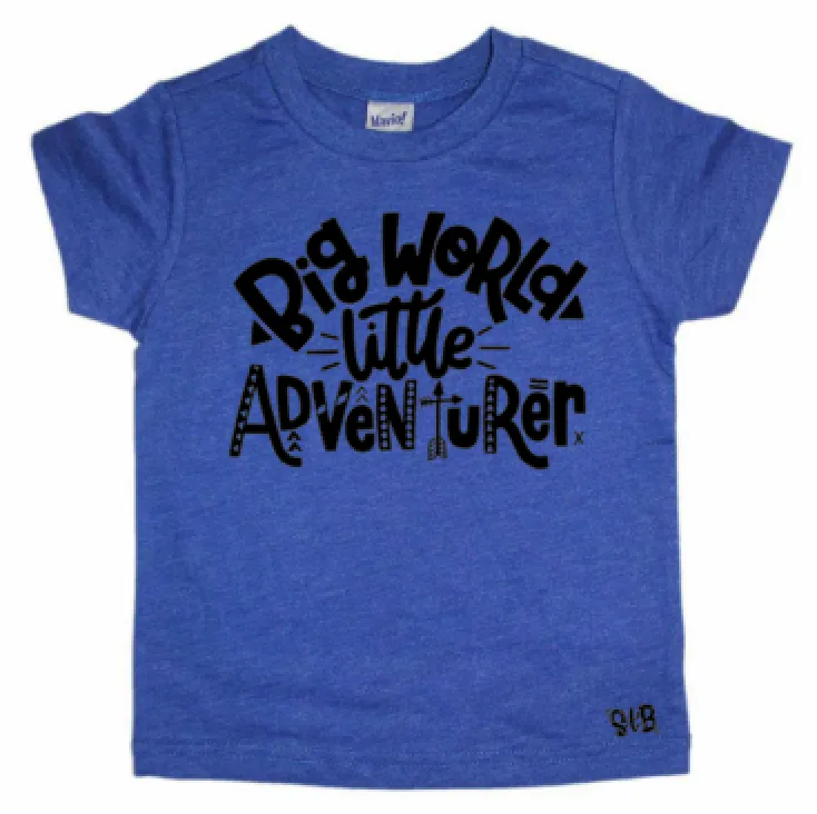 Big World Little Adventurer Kid's Shirt
