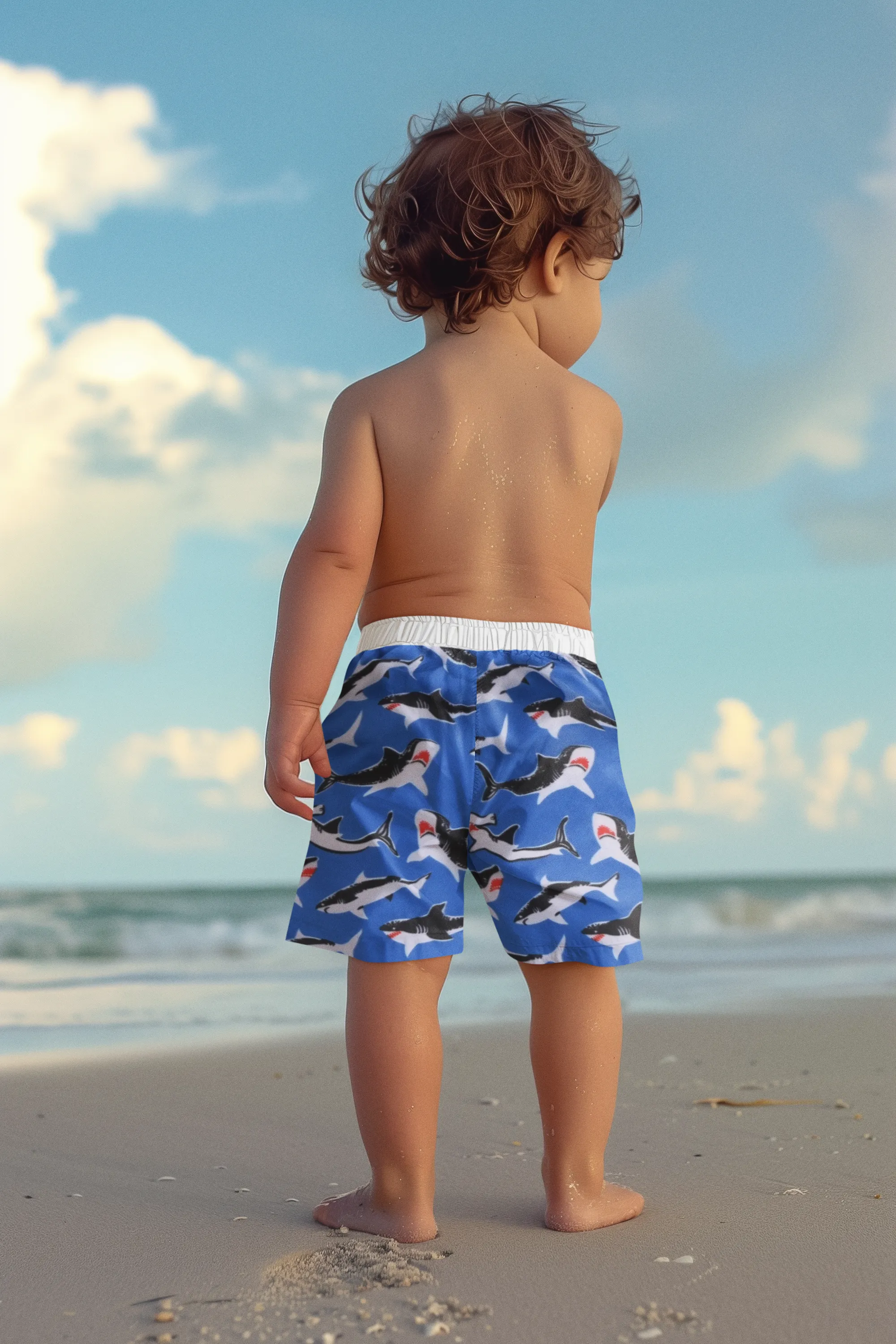 Boys Swim Shorts Swimwear:  Sharks