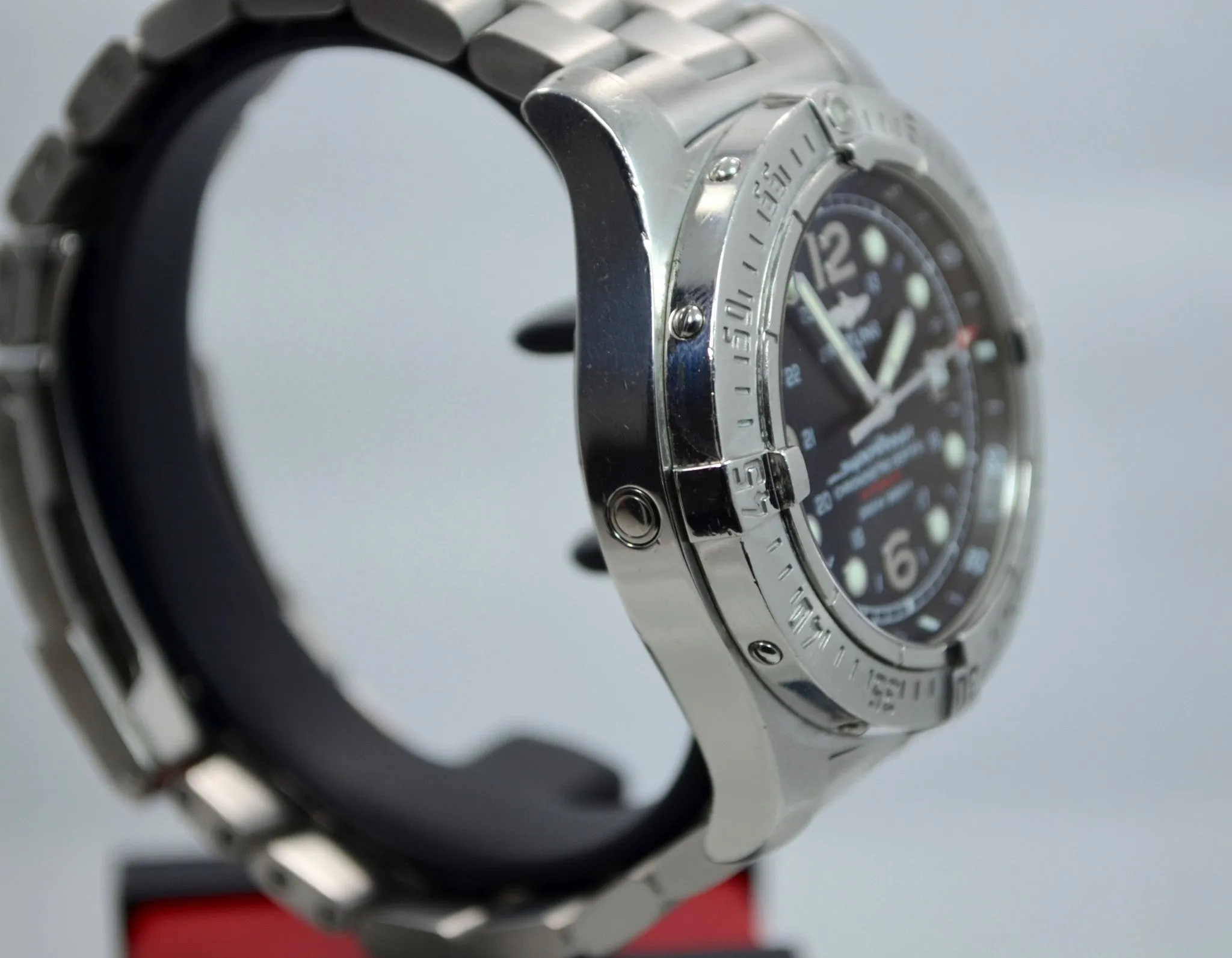 Breitling SuperOcean Steelfish A17390 Automatic Steel Black 44mm Wristwatch