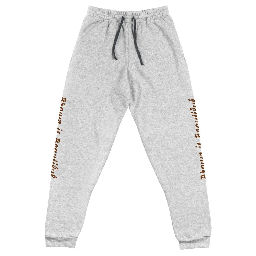 Brown Is Beautiful Joggers For Men/Women