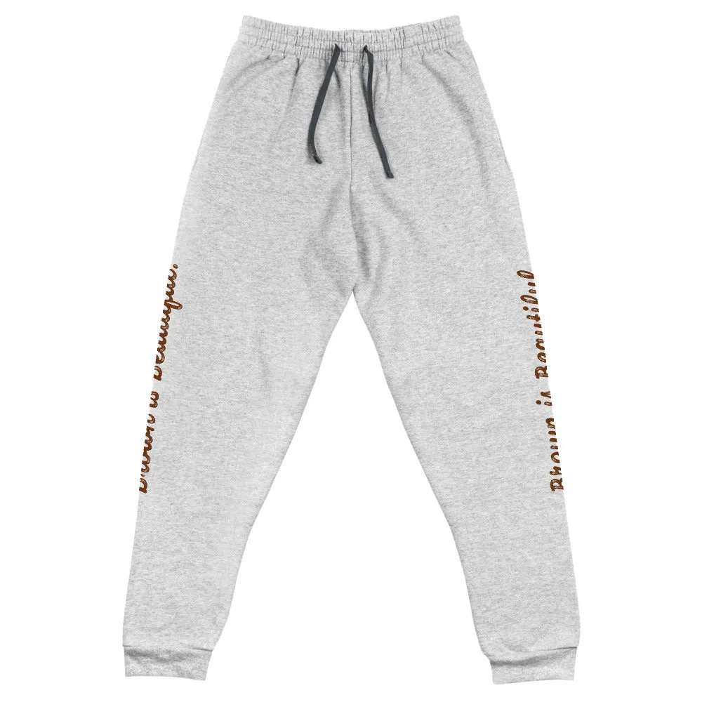 Brown Is Beautiful Joggers For Men/Women