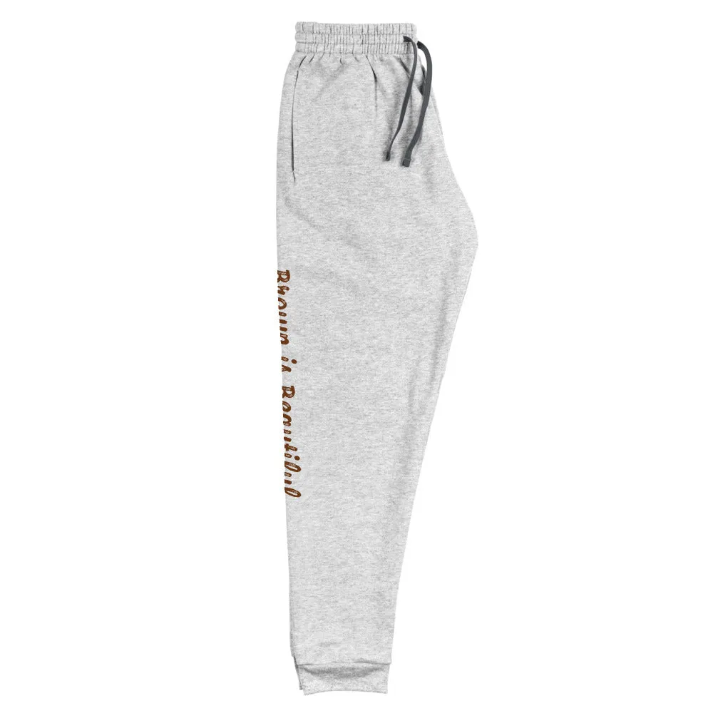 Brown Is Beautiful Joggers For Men/Women