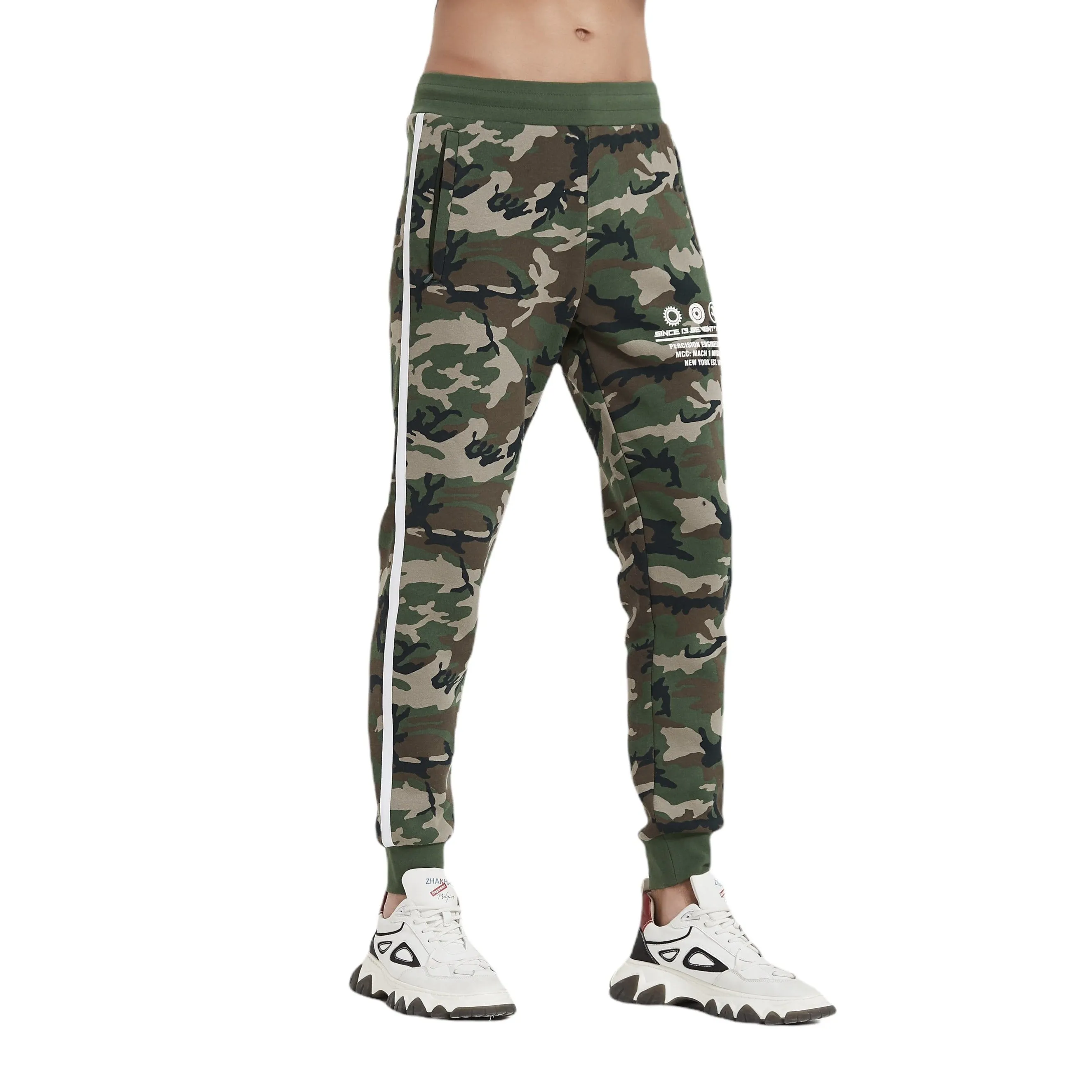 Burnside Performance Jogger - Military Camo