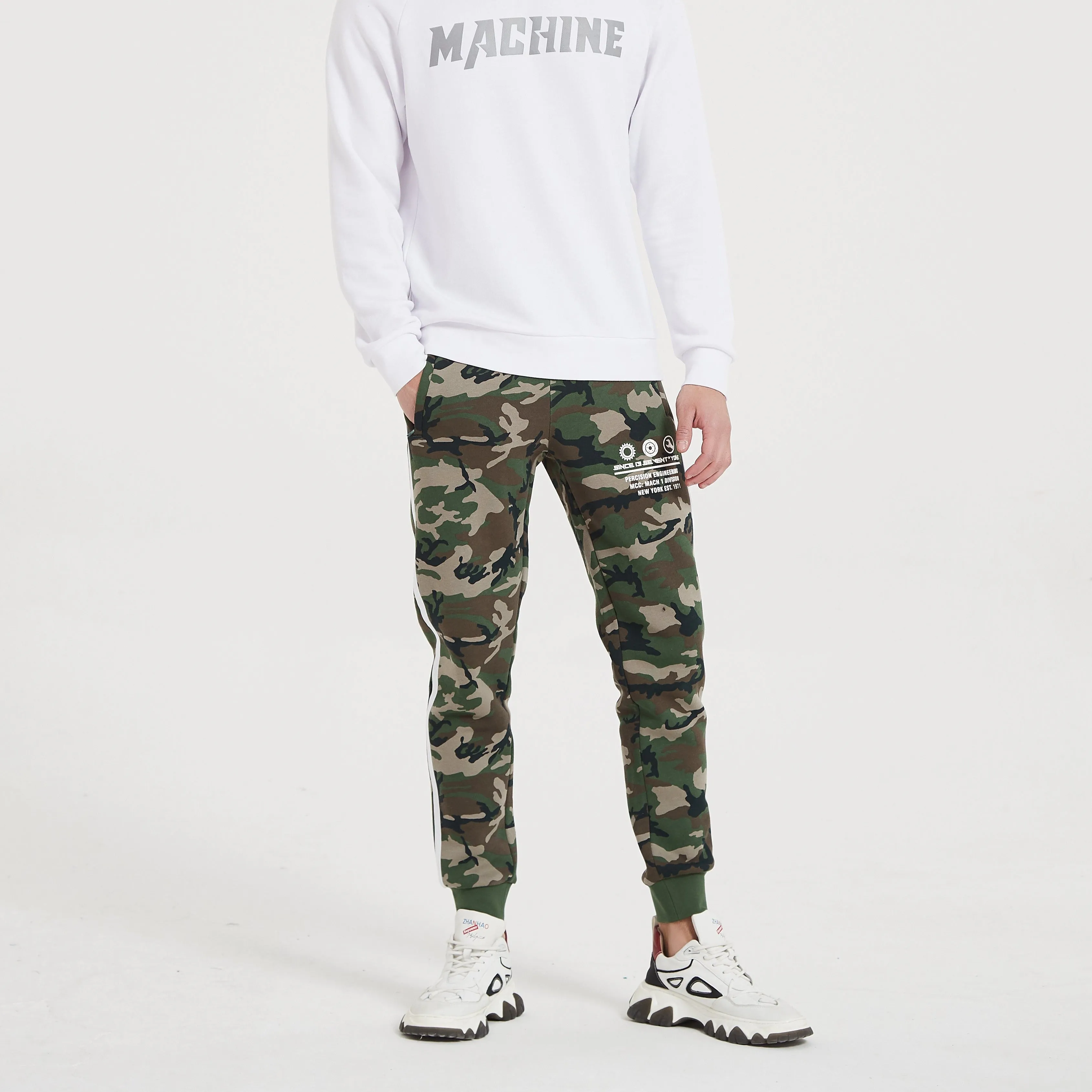 Burnside Performance Jogger - Military Camo