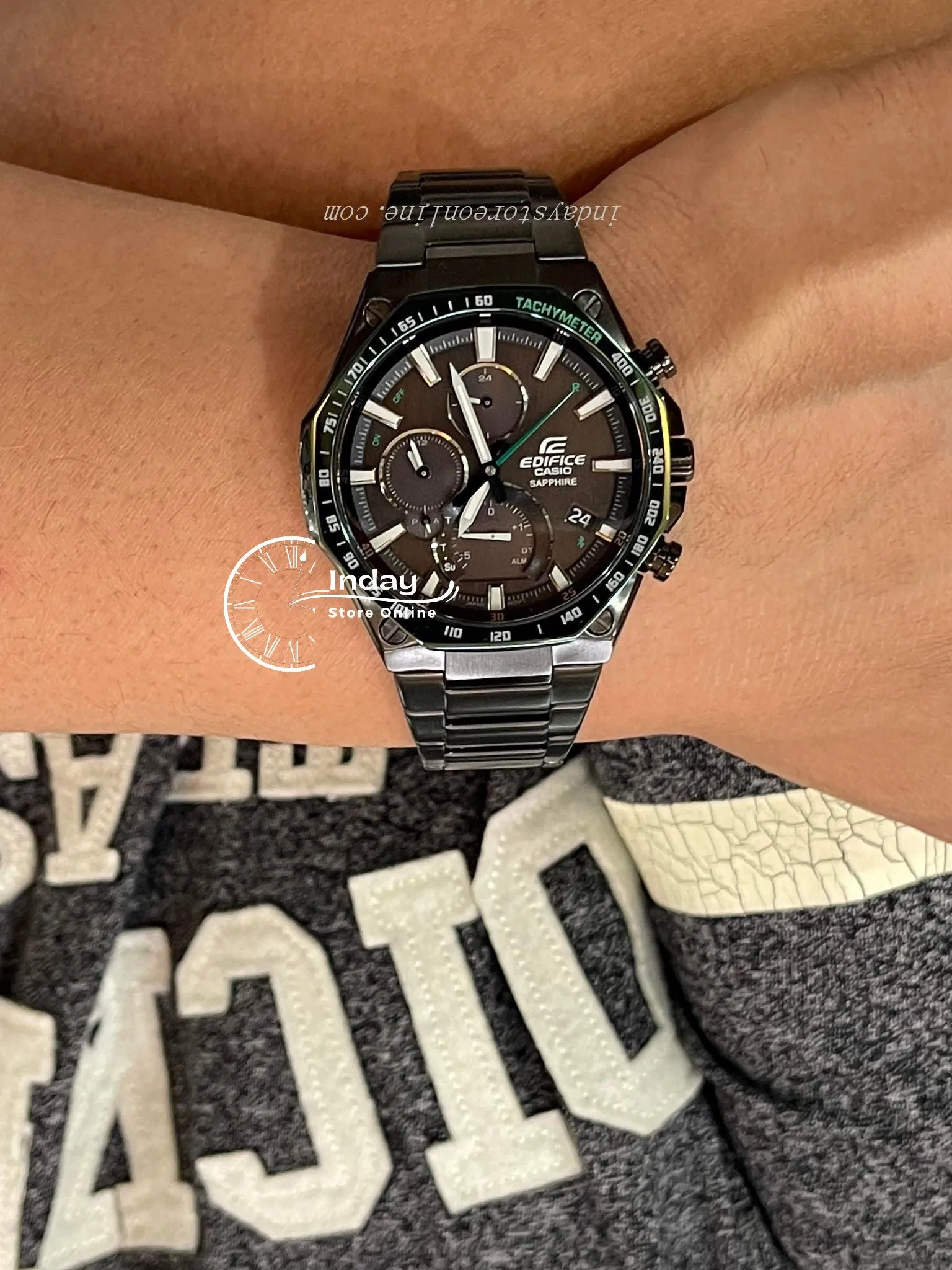 Casio Edifice Men's Watch EQB-1100XDC-1A Smartphone Link Model Solar Powered