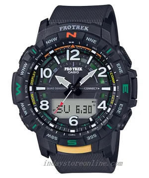 Casio Men's Watch PRT-B50-1 PRO TREK Resin Band Mineral Glass