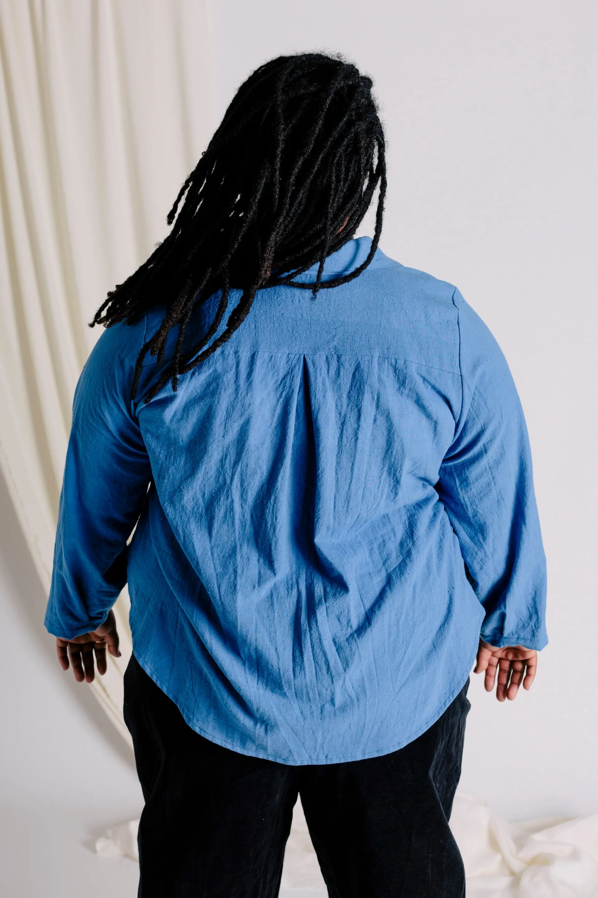 Celine Shirt - Handwoven Cotton