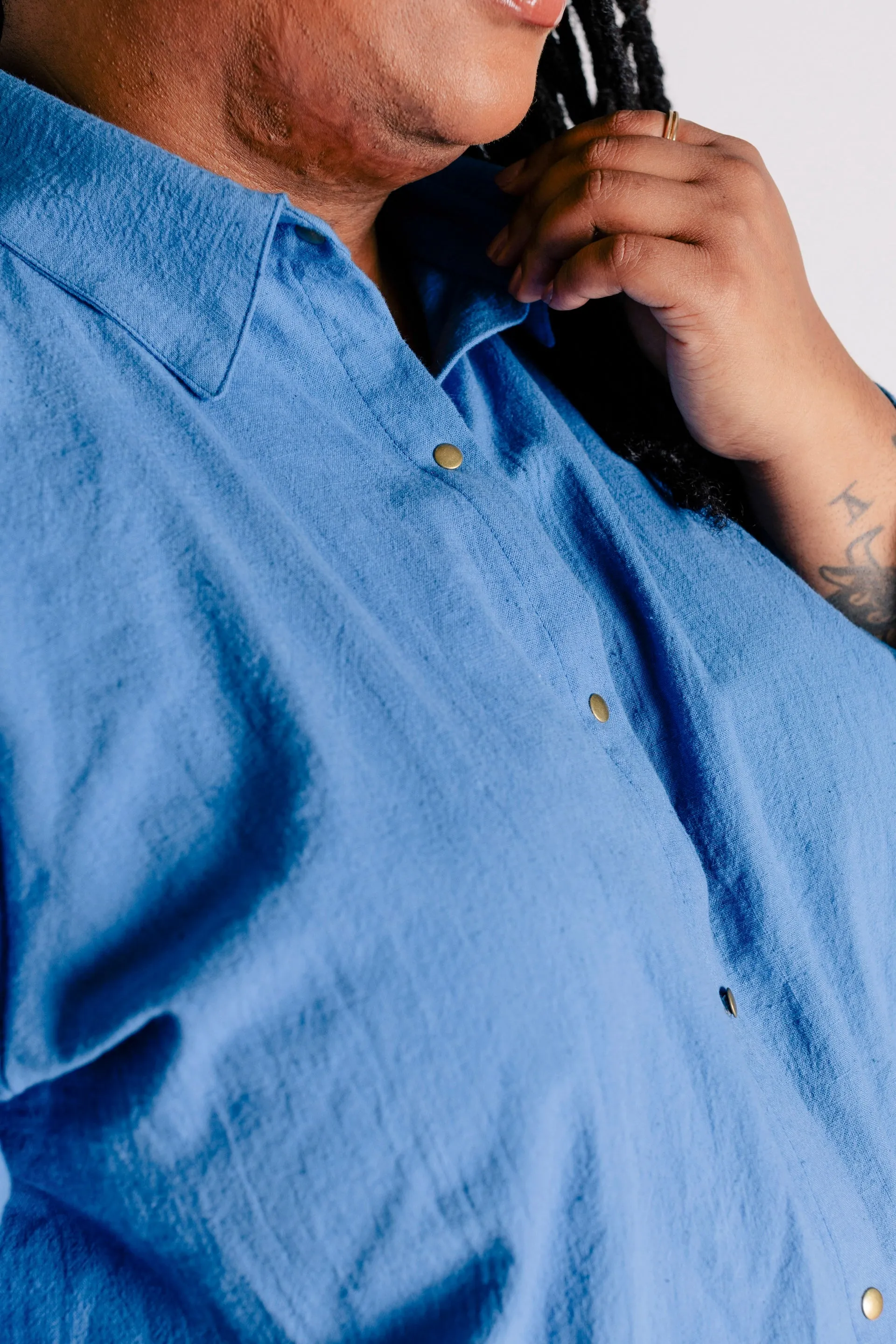 Celine Shirt - Handwoven Cotton