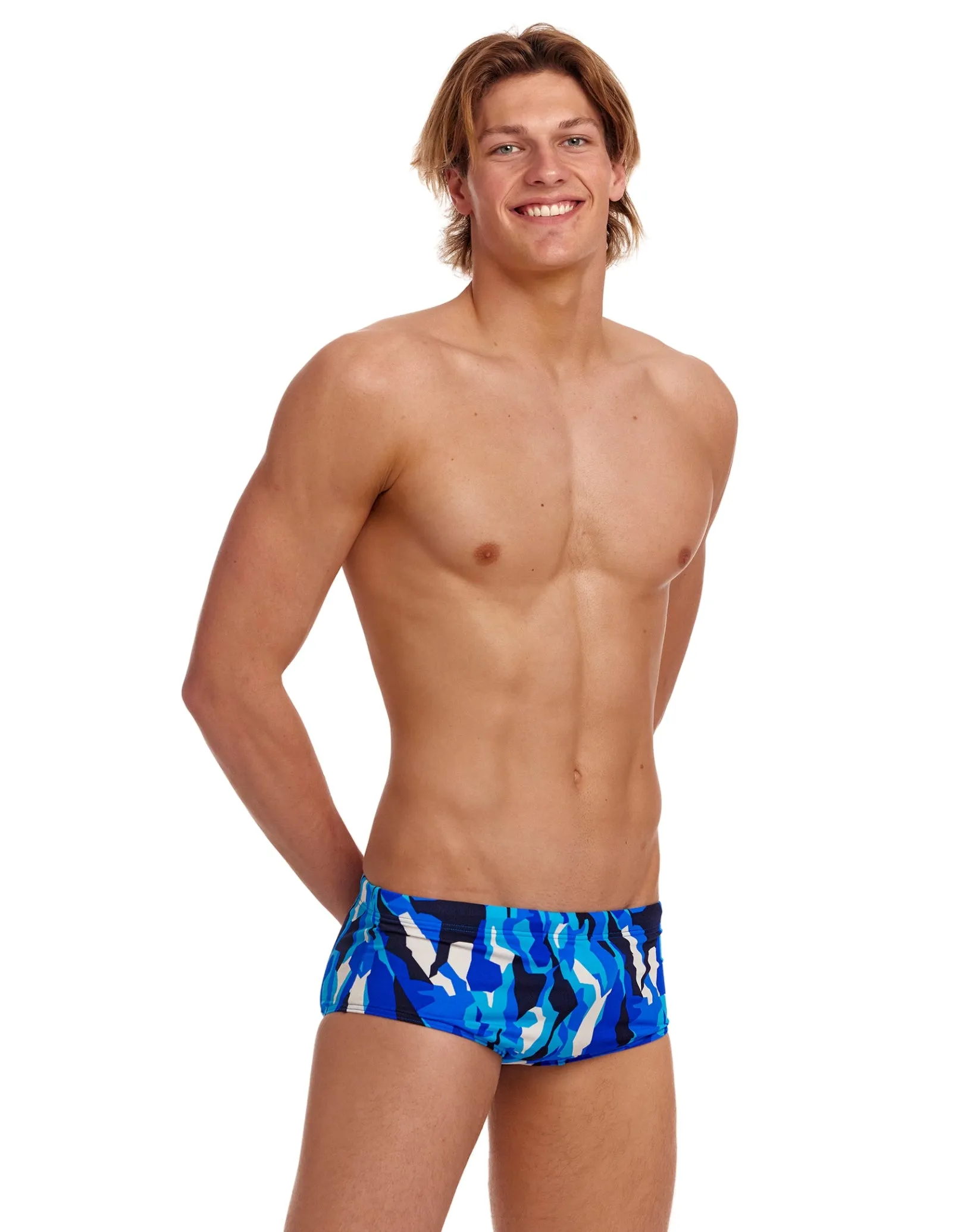 Chaz Michael Sidewinder Swim Trunks - Blue