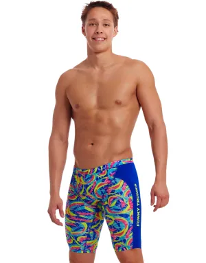 Choppy Waters Swim Training Jammers - Blue