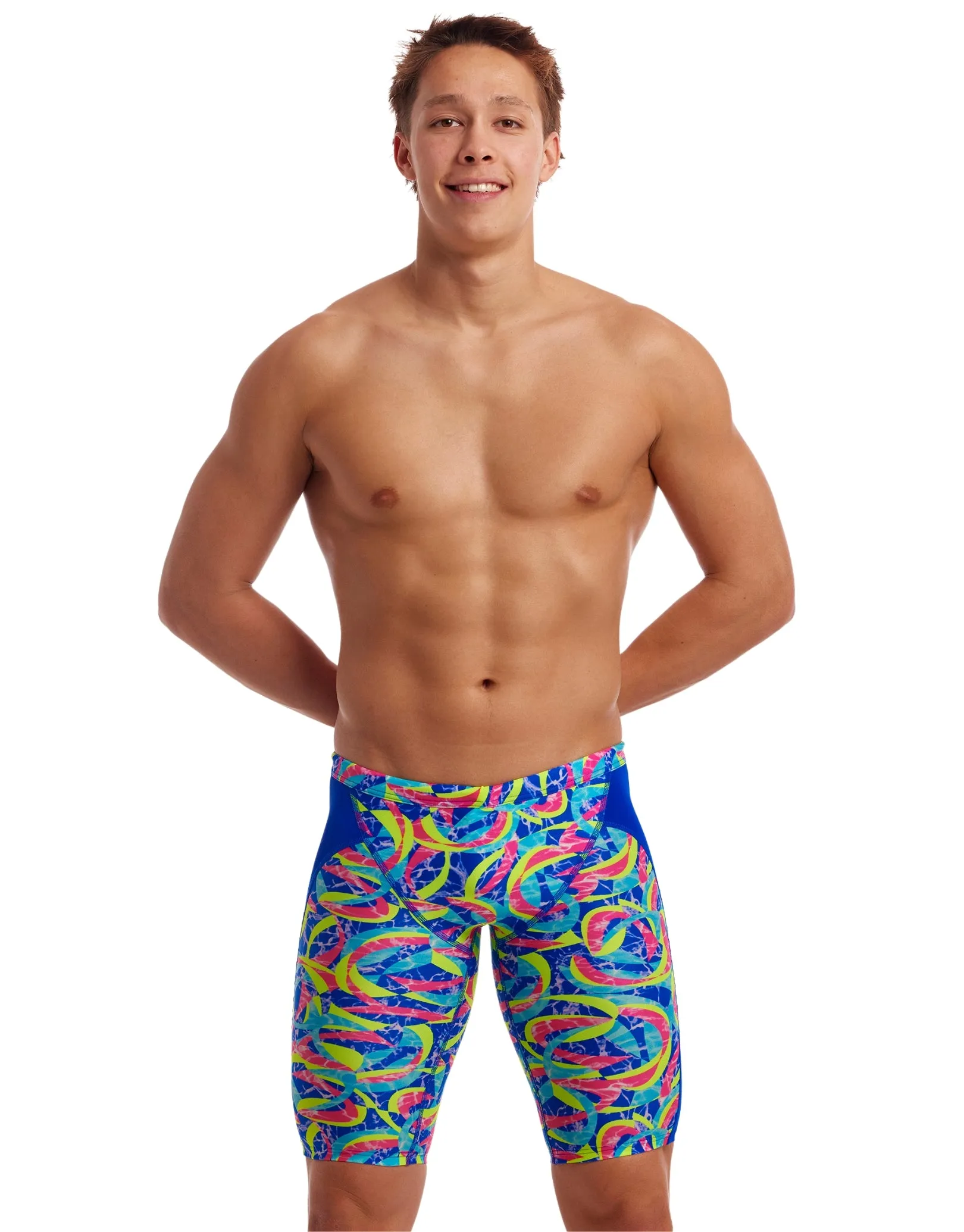 Choppy Waters Swim Training Jammers - Blue