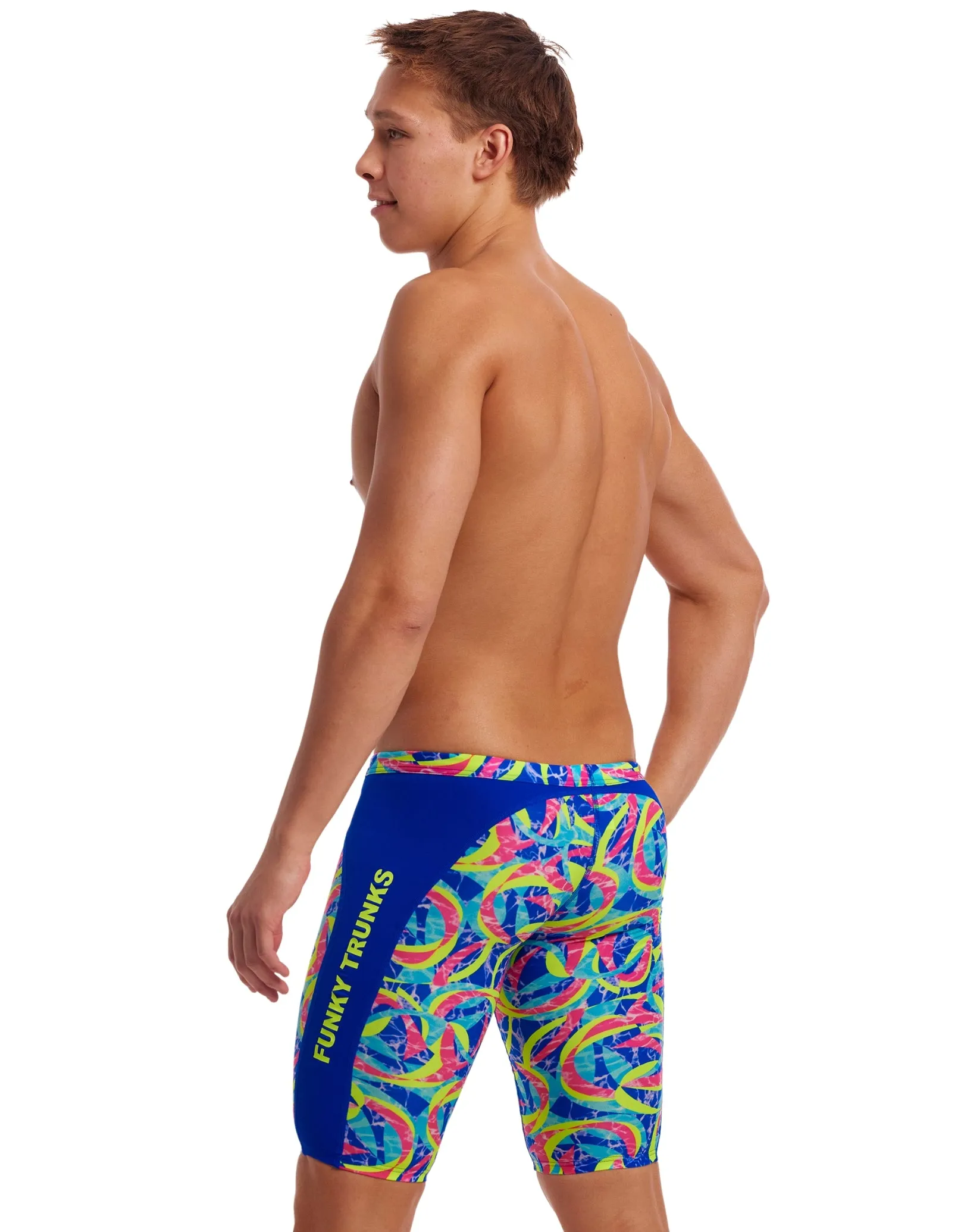 Choppy Waters Swim Training Jammers - Blue