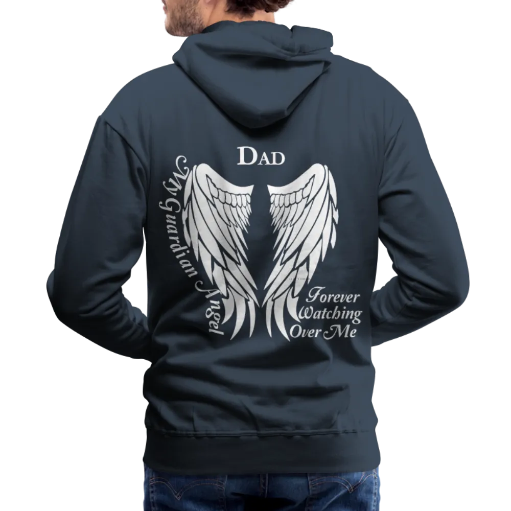 Dad Guardian Angel Men’s Premium Hoodie (CK1451)