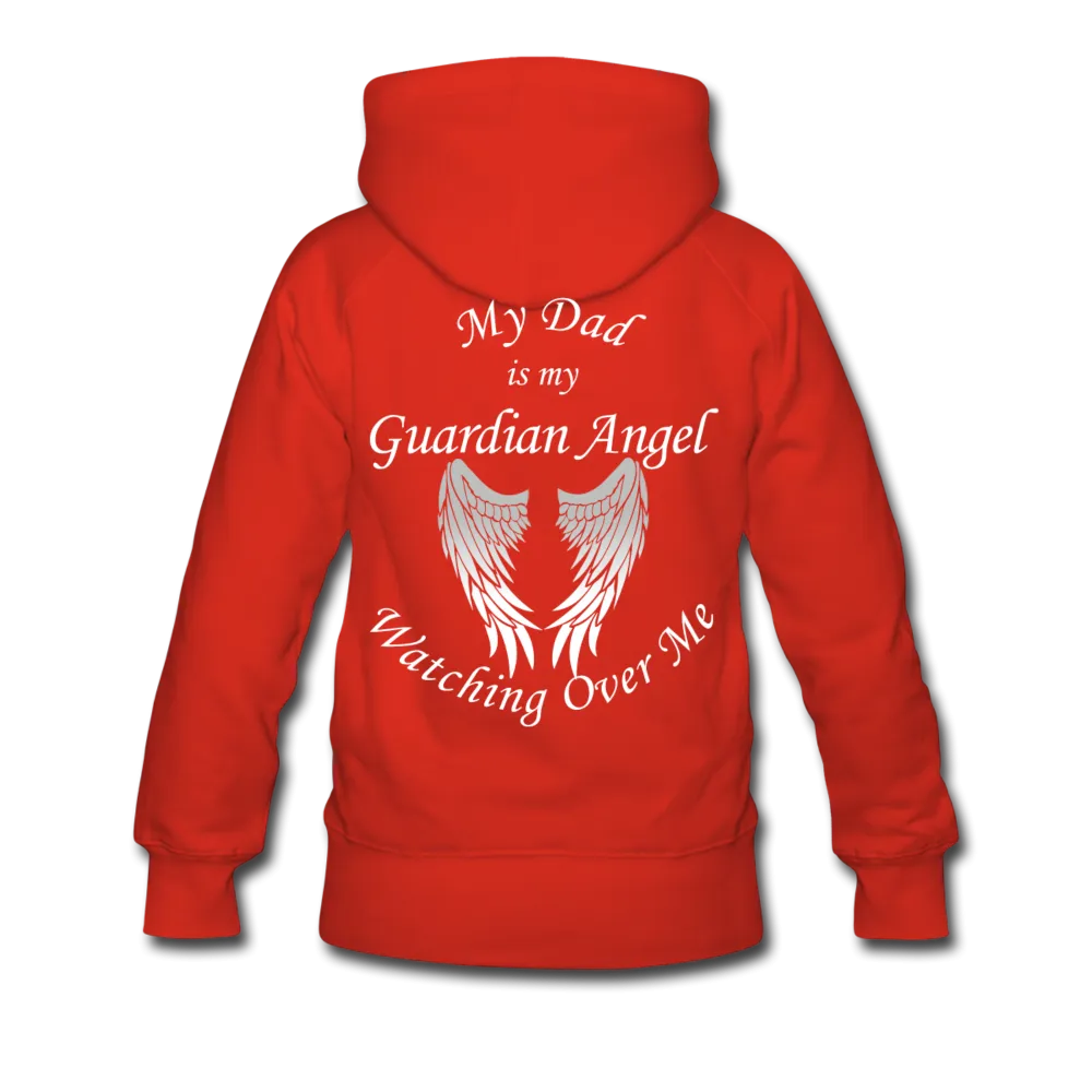 Dad Guardian Angel Women’s Premium Hoodie (CK1402W)