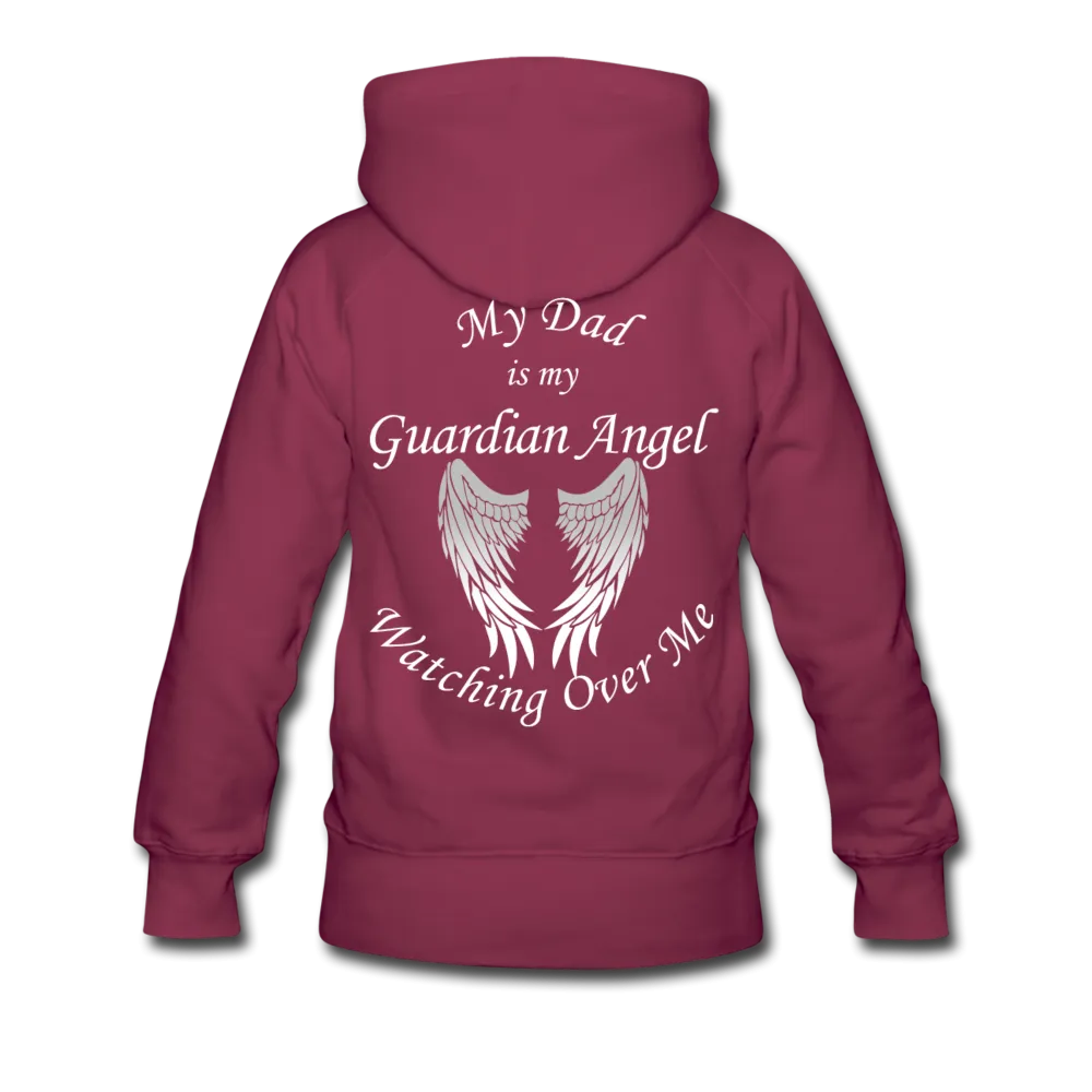 Dad Guardian Angel Women’s Premium Hoodie (CK1402W)