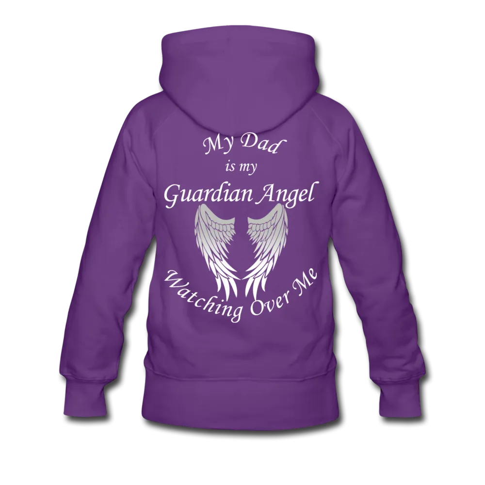 Dad Guardian Angel Women’s Premium Hoodie (CK1402W)