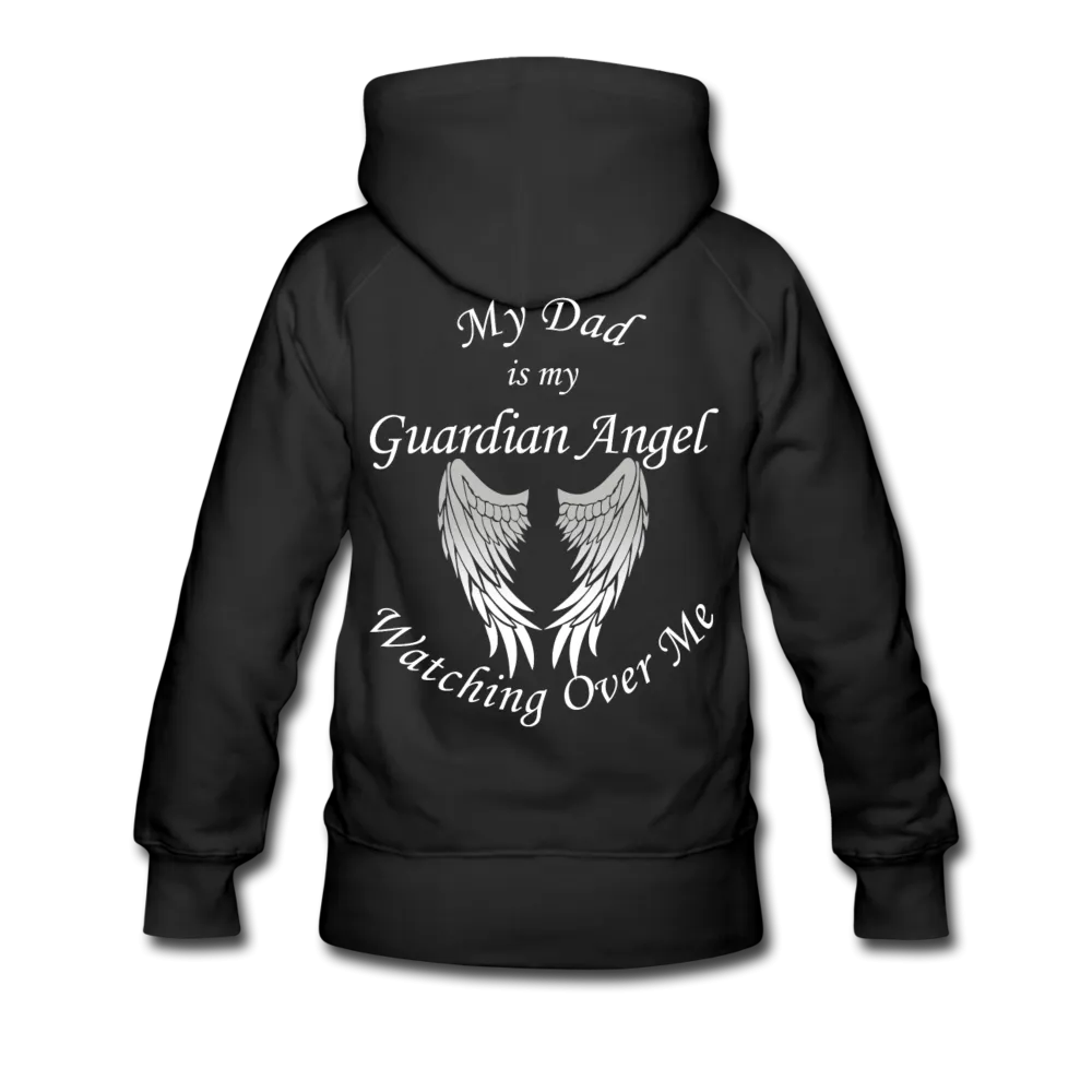 Dad Guardian Angel Women’s Premium Hoodie (CK1402W)